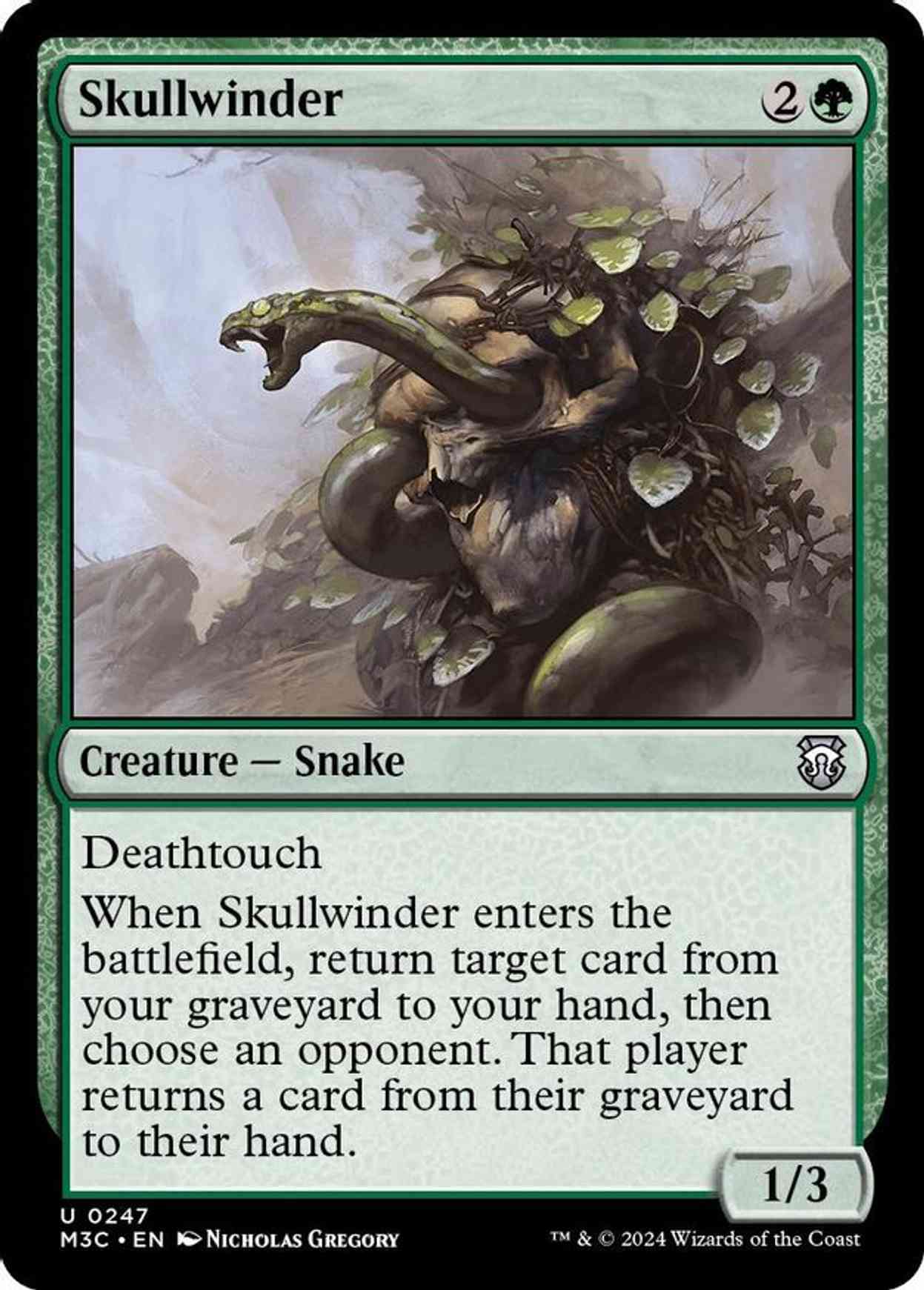 Skullwinder (Ripple Foil) magic card front