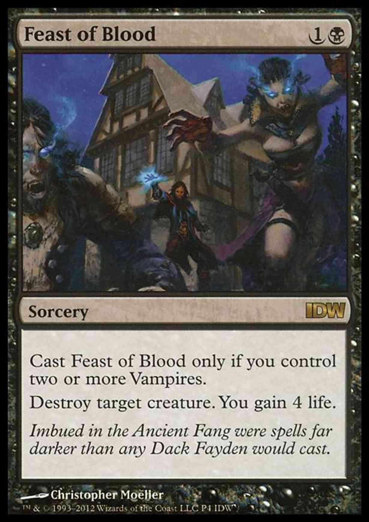 Feast of Blood (IDW Comics 2012) magic card front