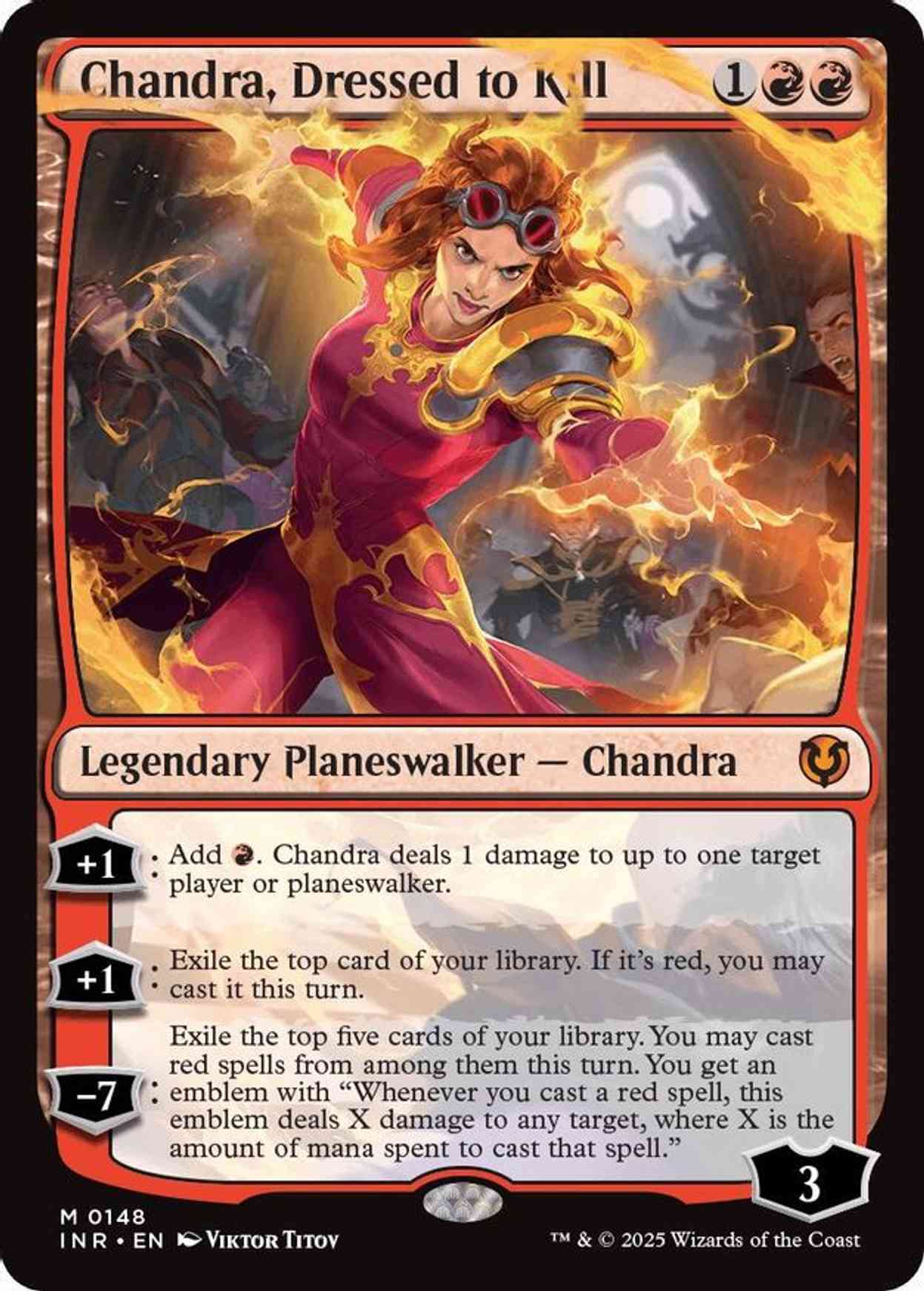 Chandra, Dressed to Kill magic card front