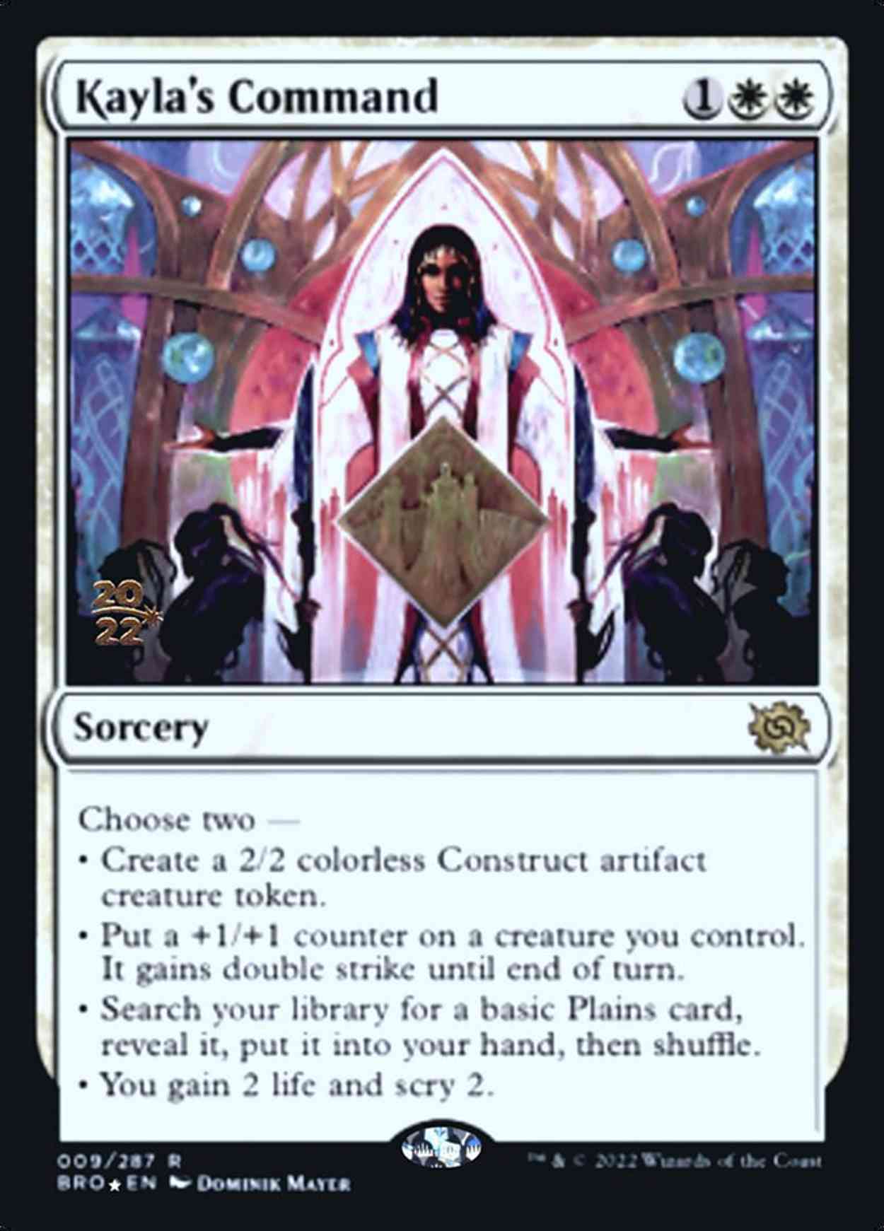 Kayla's Command magic card front