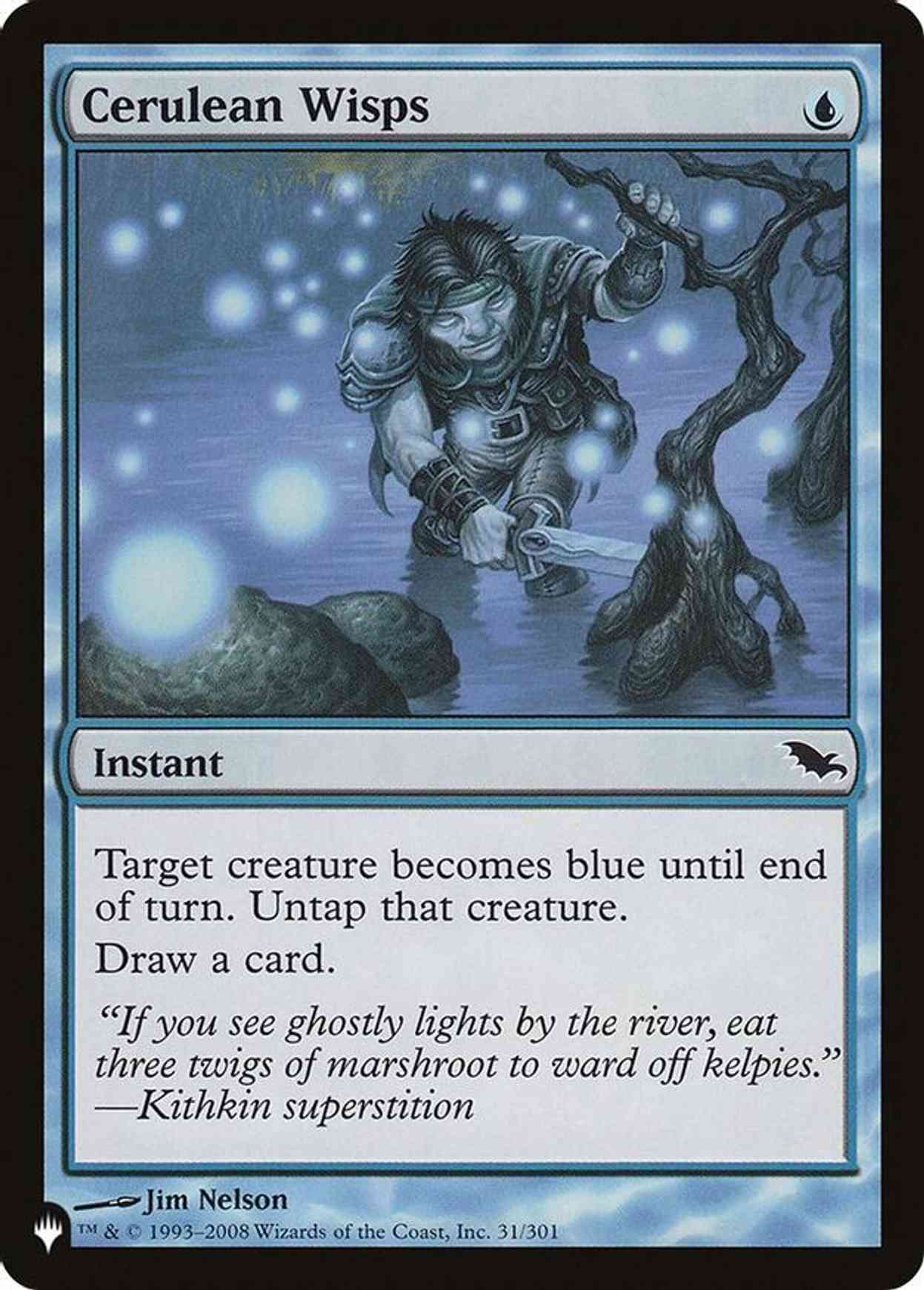 Cerulean Wisps magic card front