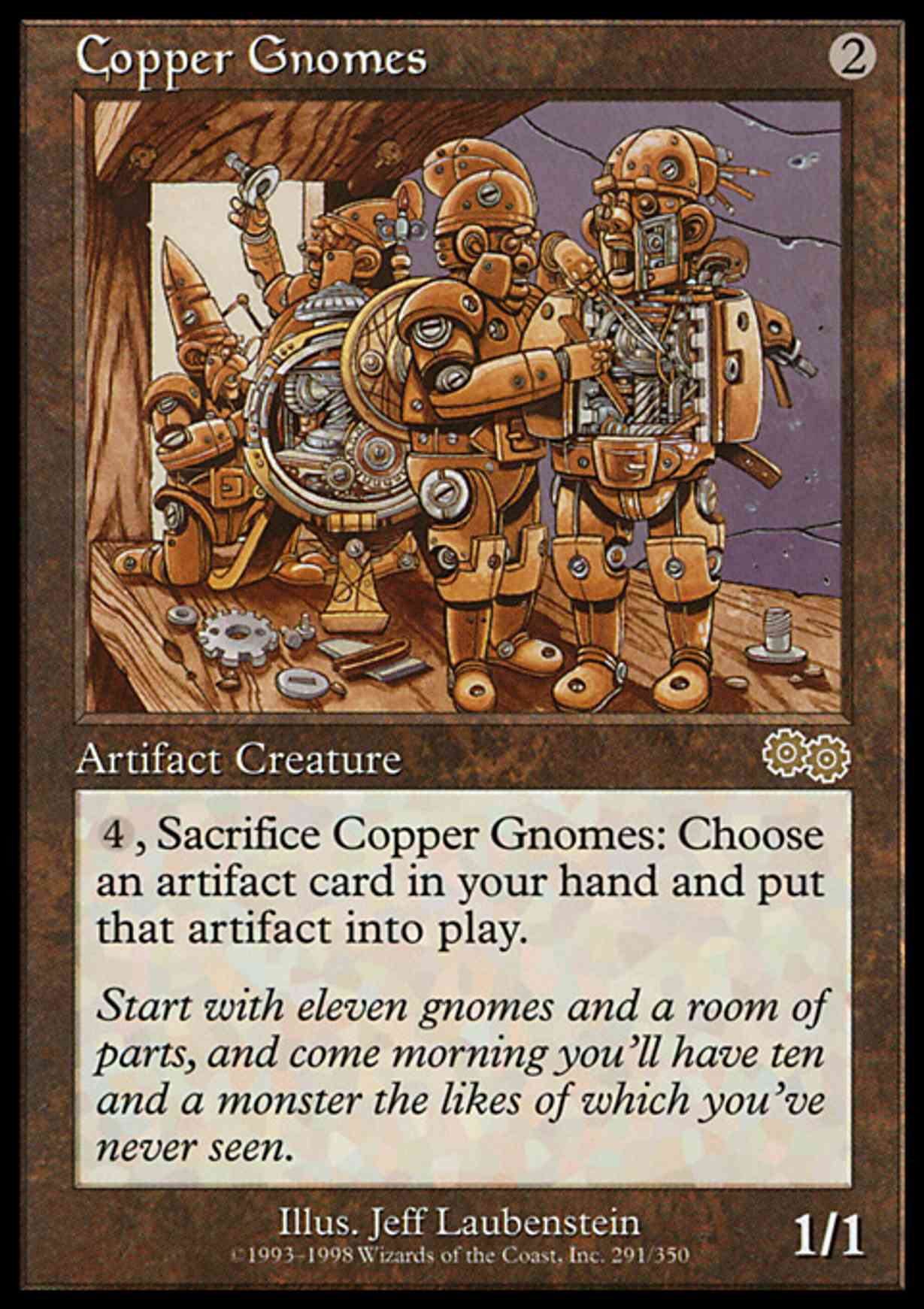 Copper Gnomes magic card front