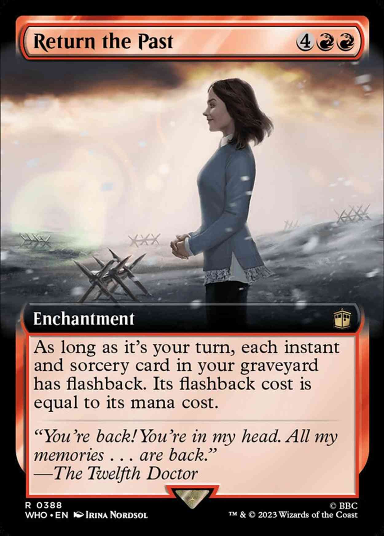 Return the Past (Extended Art) magic card front