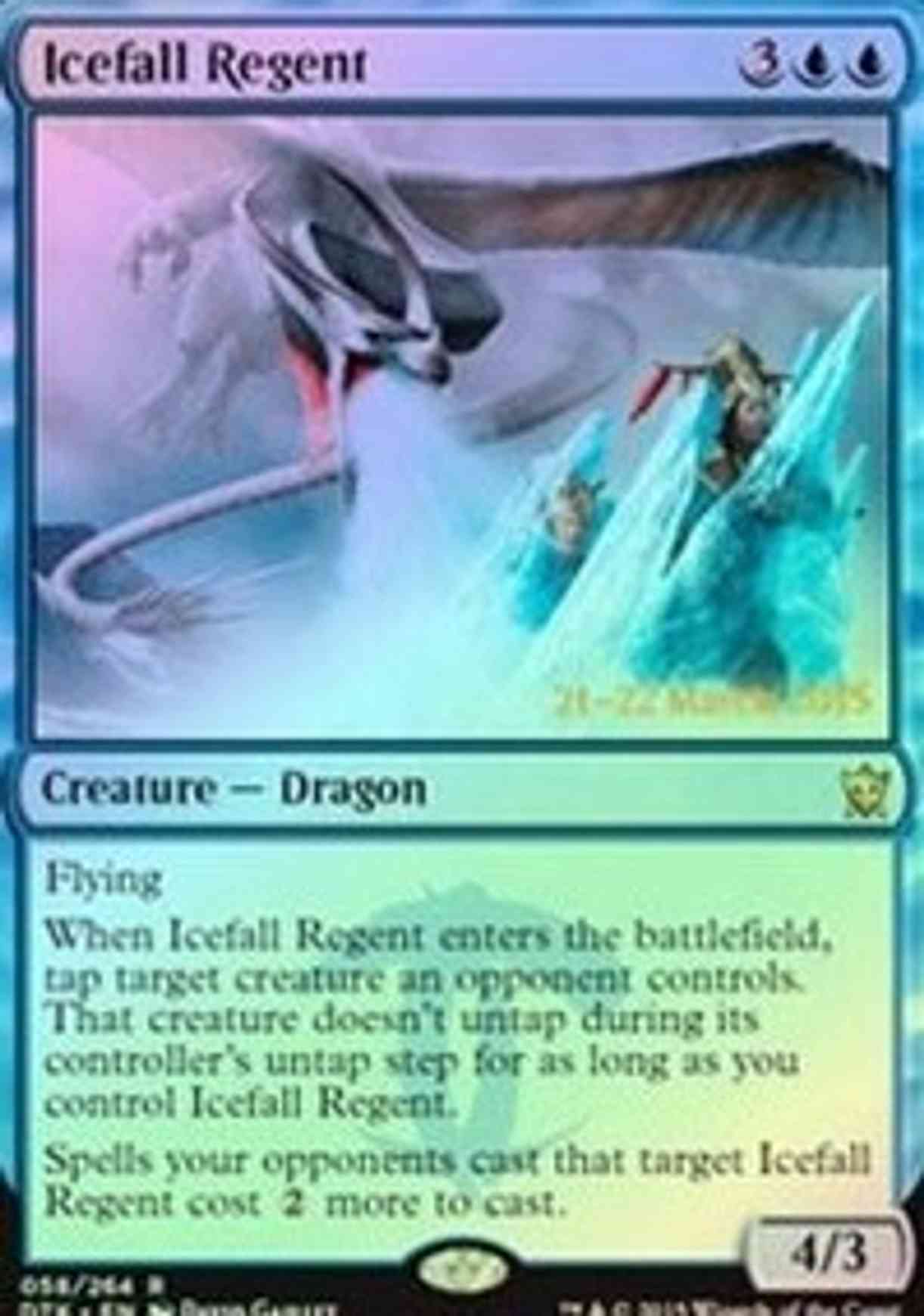 Icefall Regent magic card front