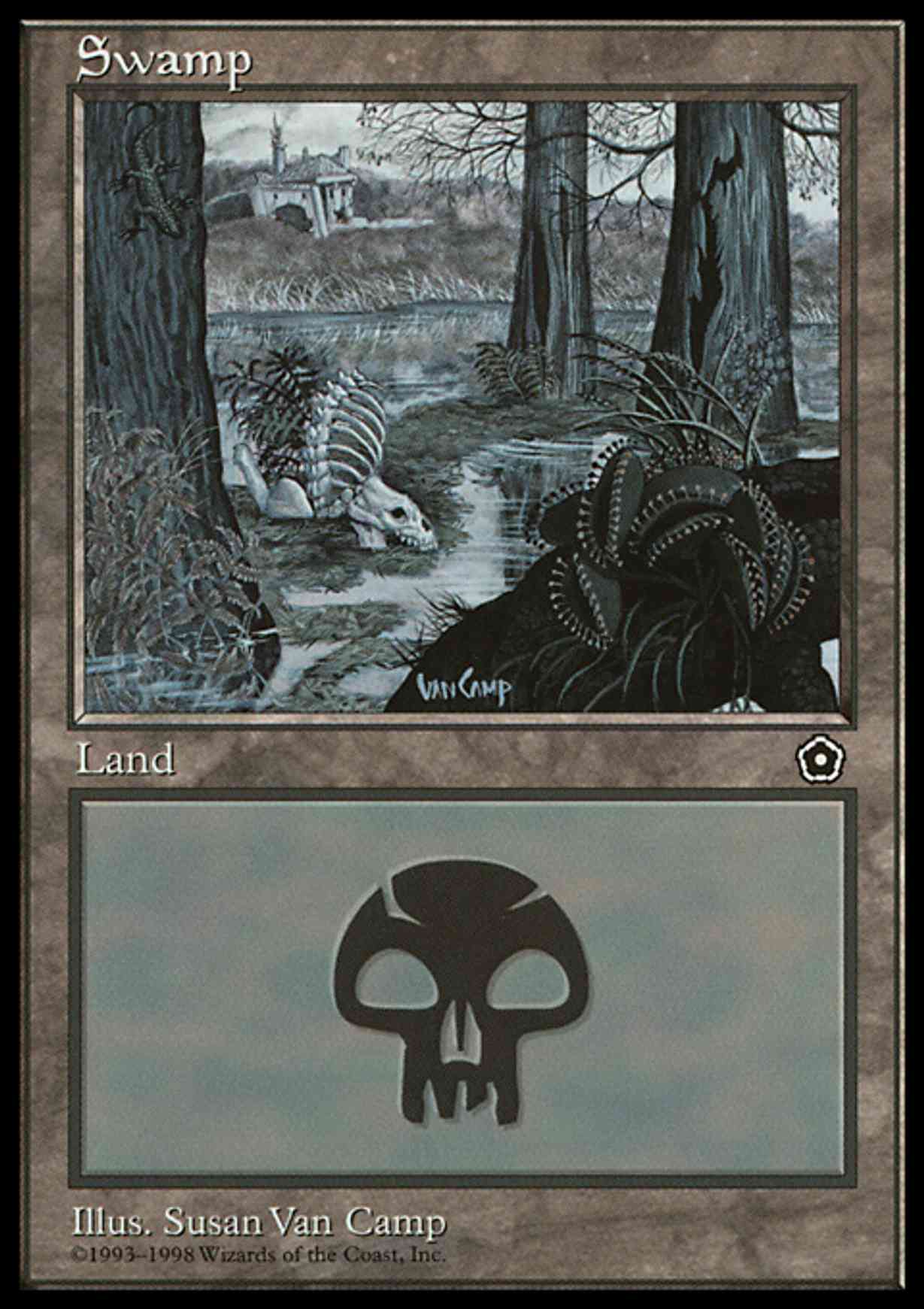 Swamp (164) magic card front