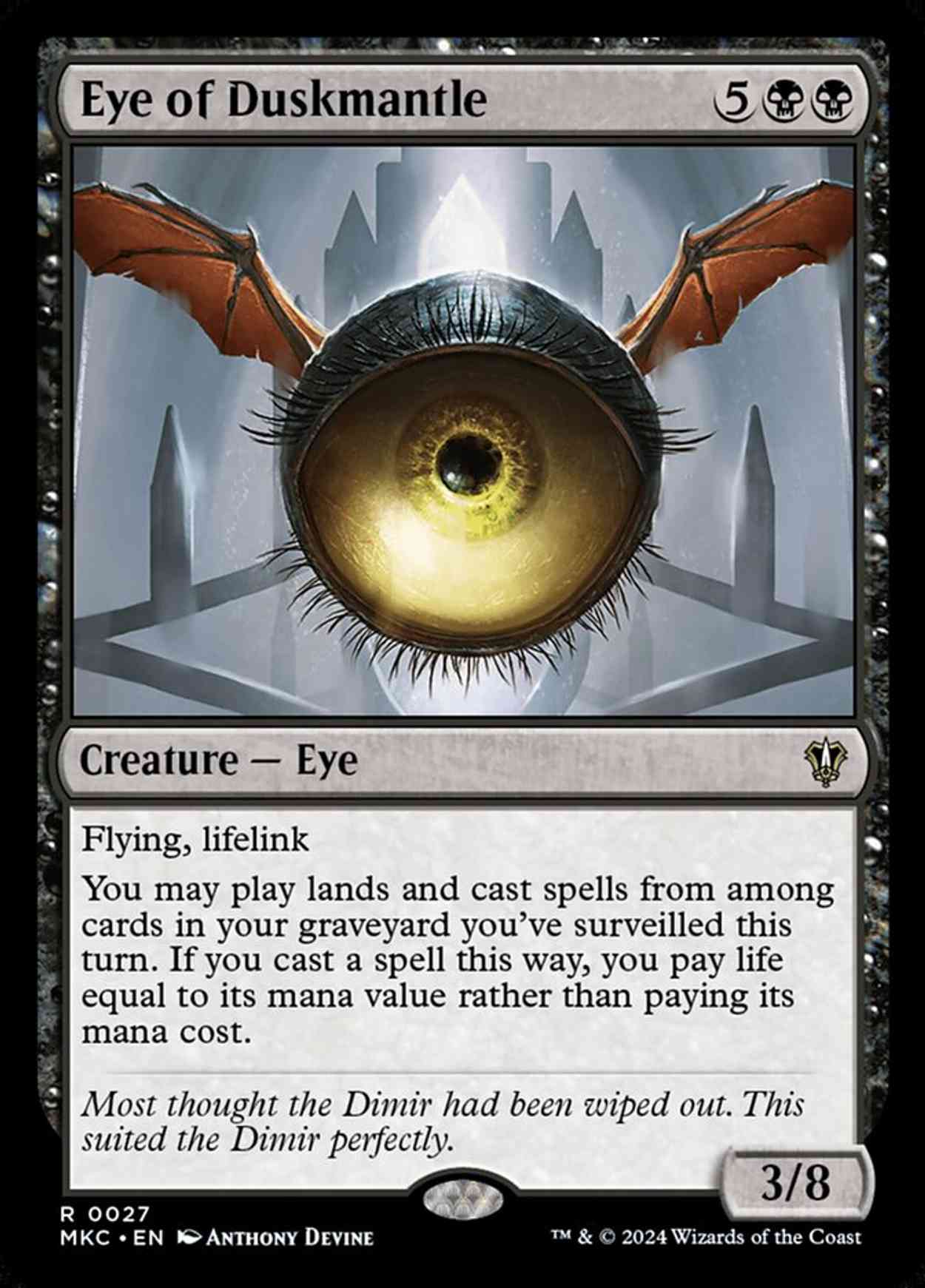 Eye of Duskmantle magic card front