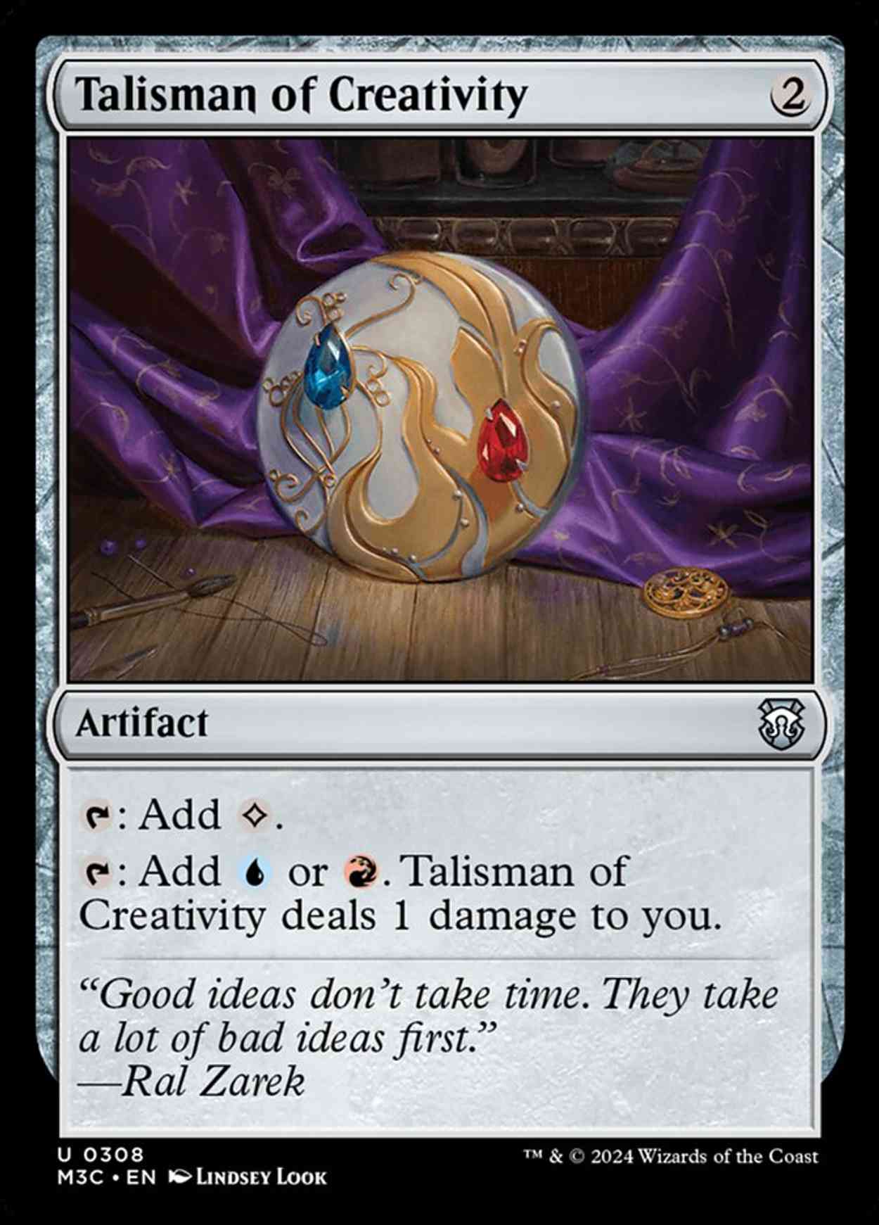 Talisman of Creativity magic card front