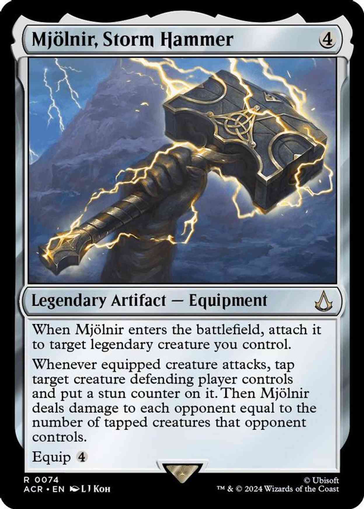 Mjolnir, Storm Hammer magic card front