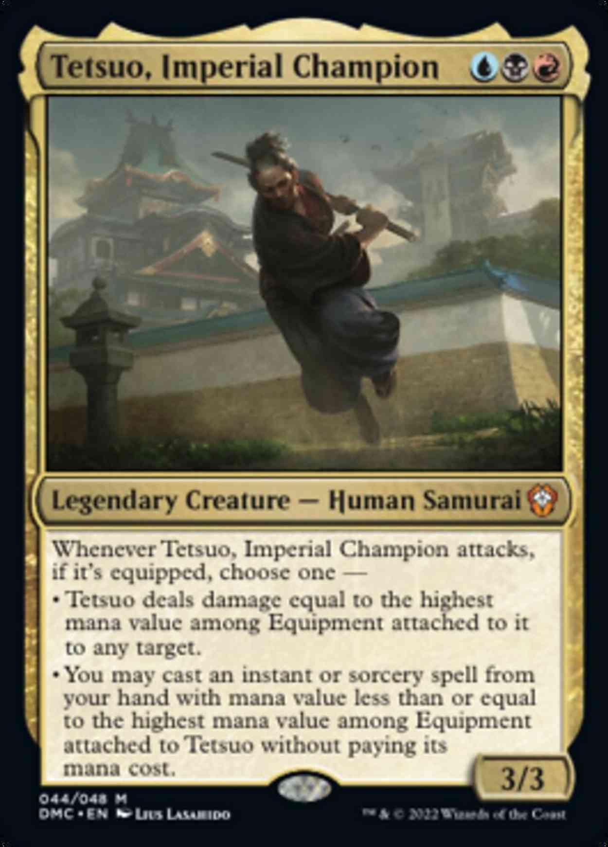 Tetsuo, Imperial Champion magic card front