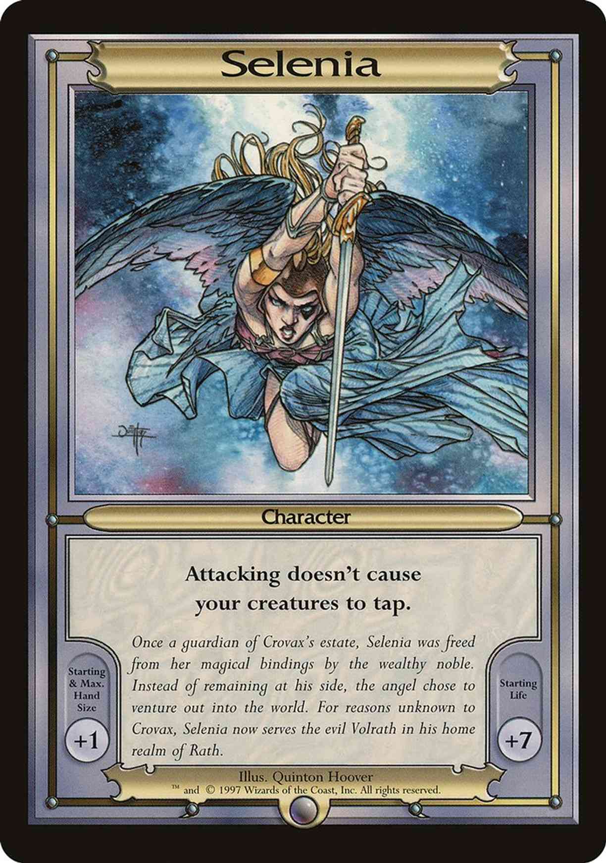 Selenia (Oversize) magic card front