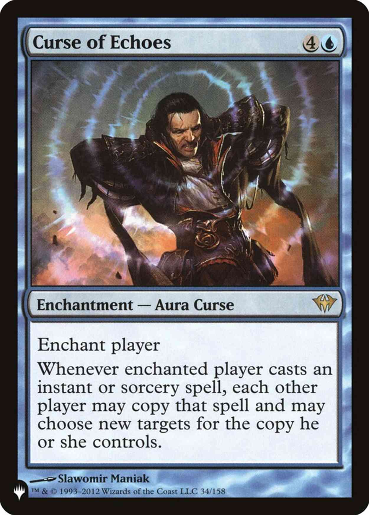 Curse of Echoes magic card front