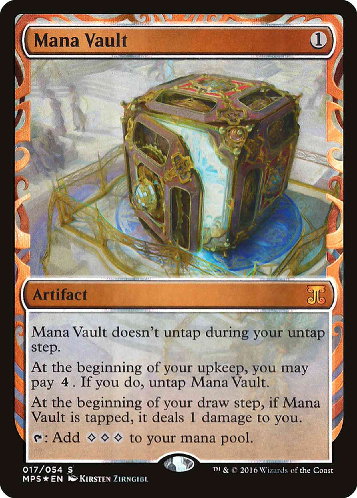 Mana Vault magic card front