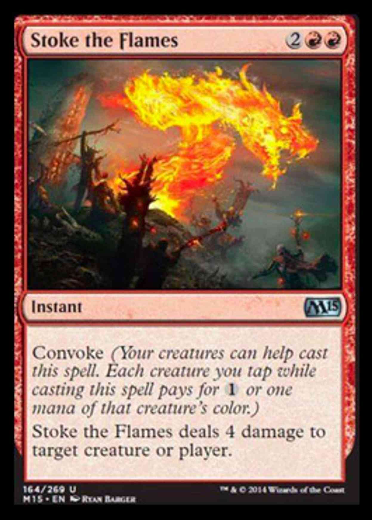 Stoke the Flames magic card front