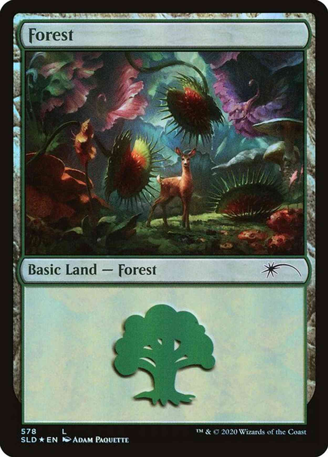 Forest (578) magic card front