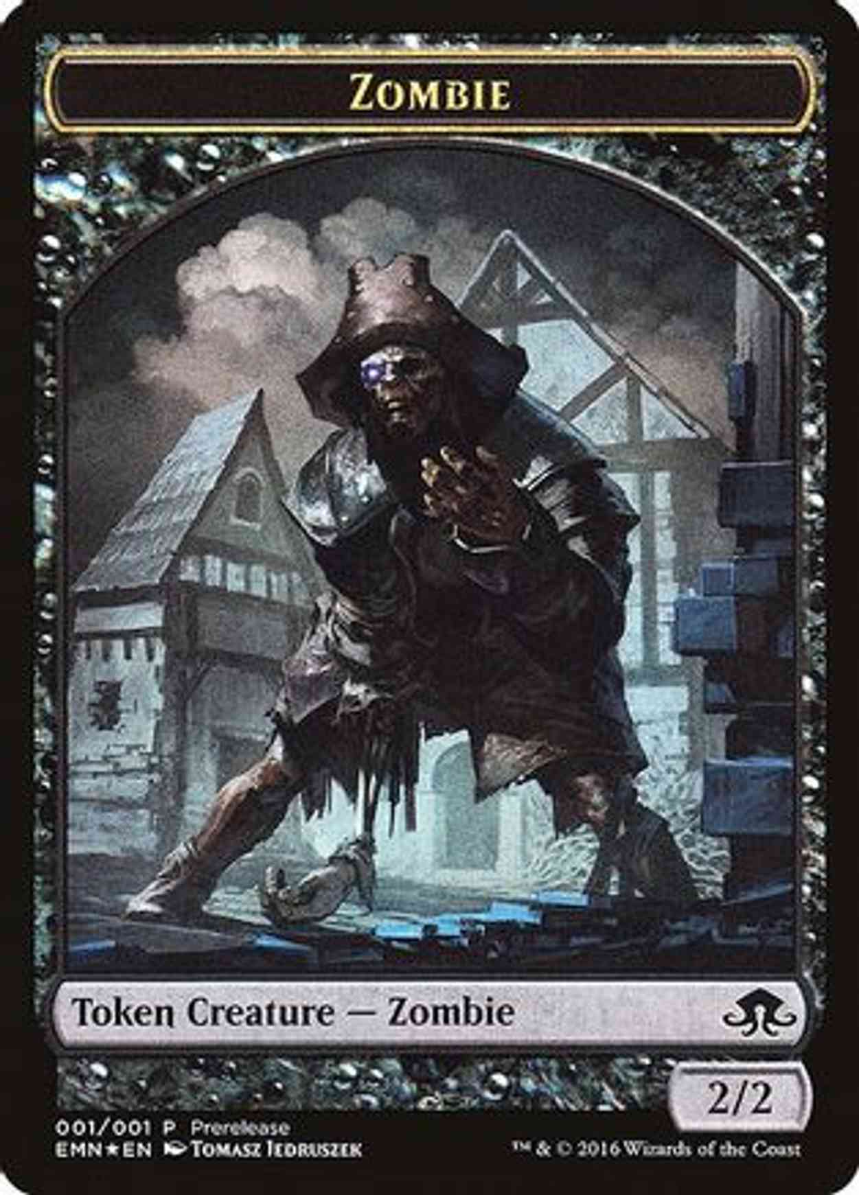 Zombie Token (Double-Sided) magic card front