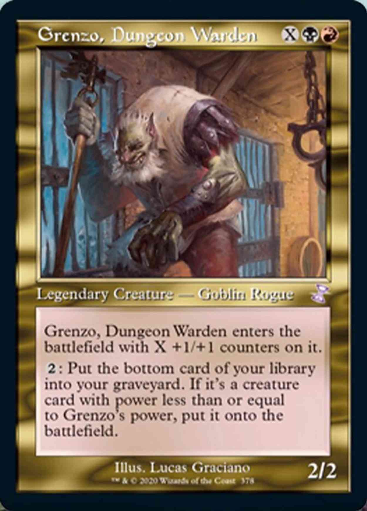Grenzo, Dungeon Warden magic card front