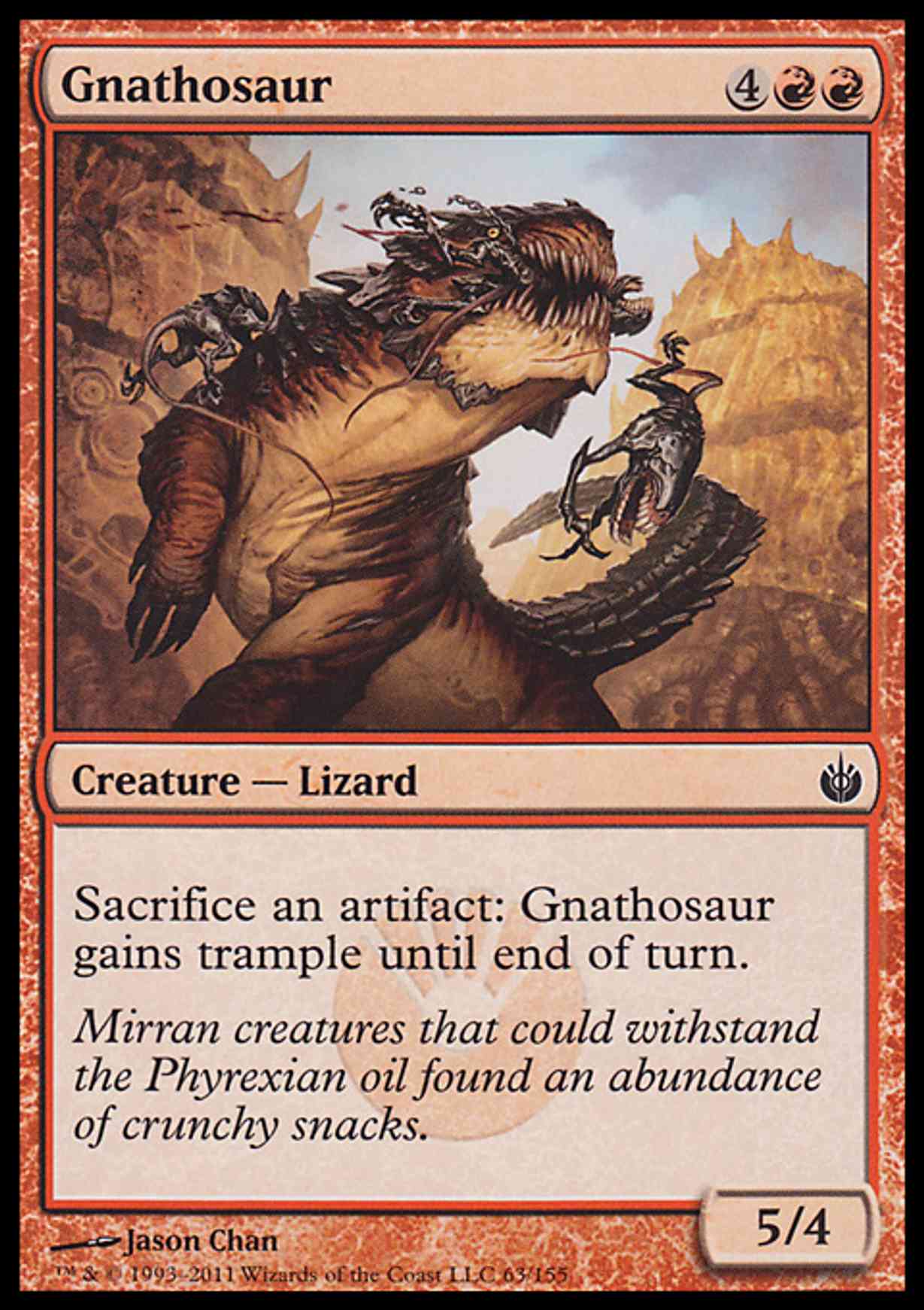 Gnathosaur magic card front