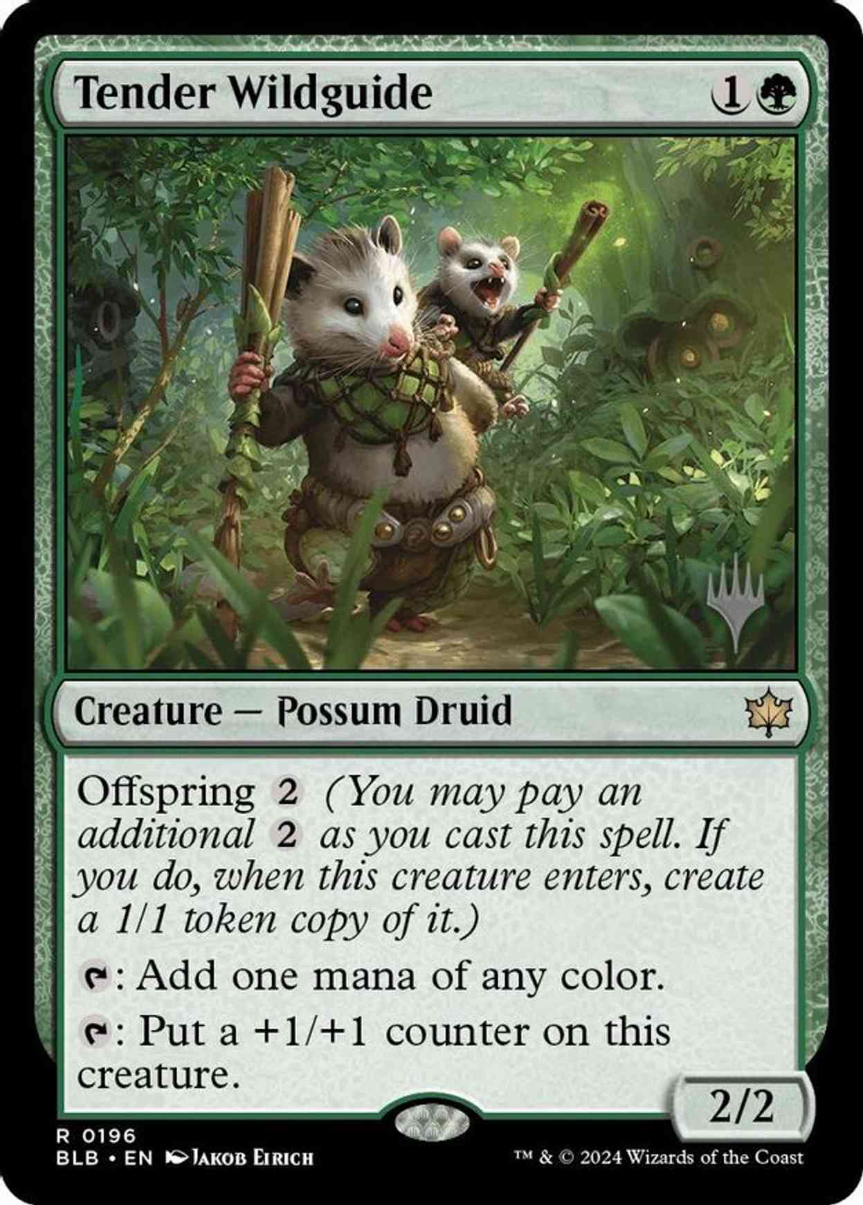 Tender Wildguide magic card front