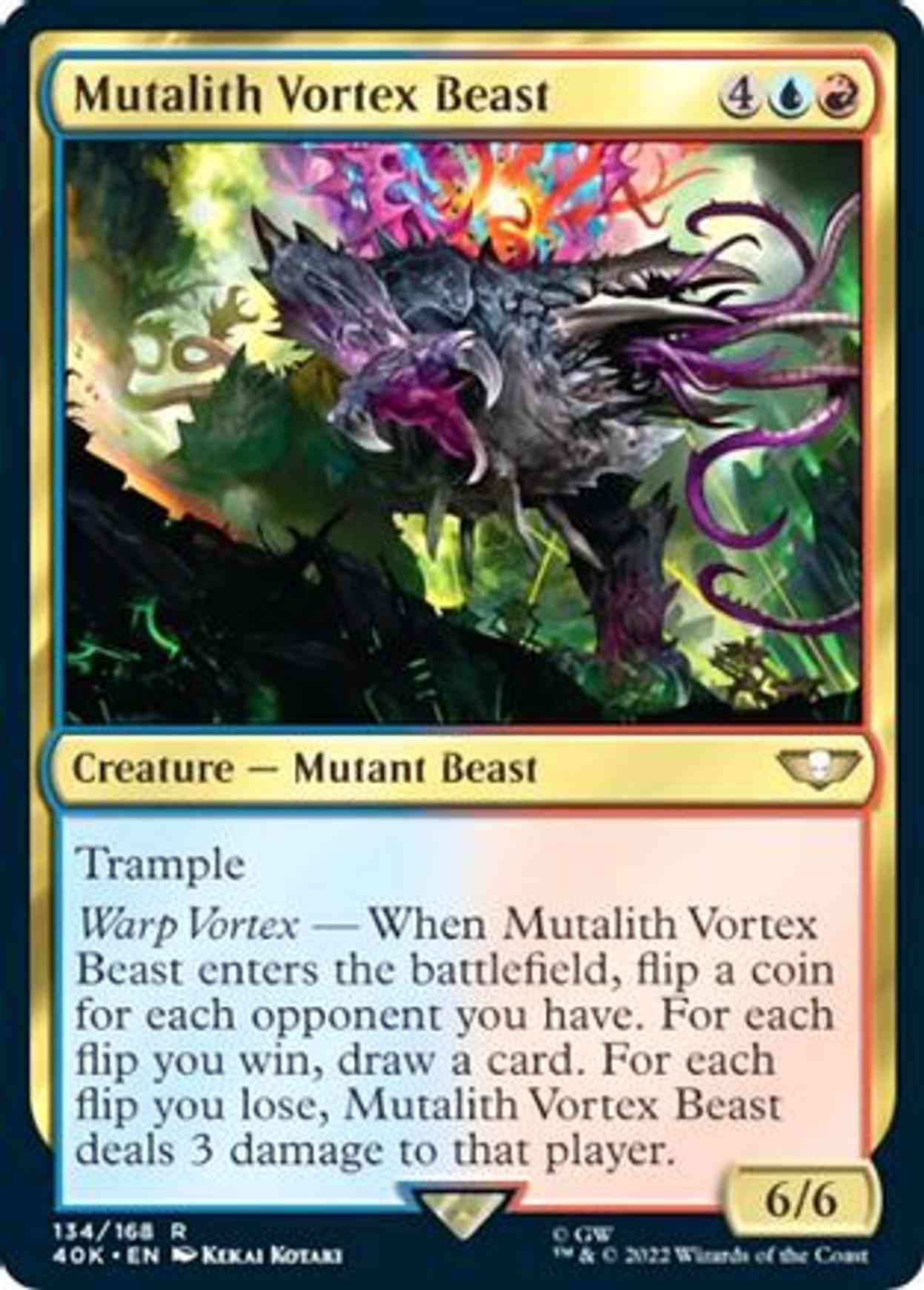 Mutalith Vortex Beast (Surge Foil) magic card front