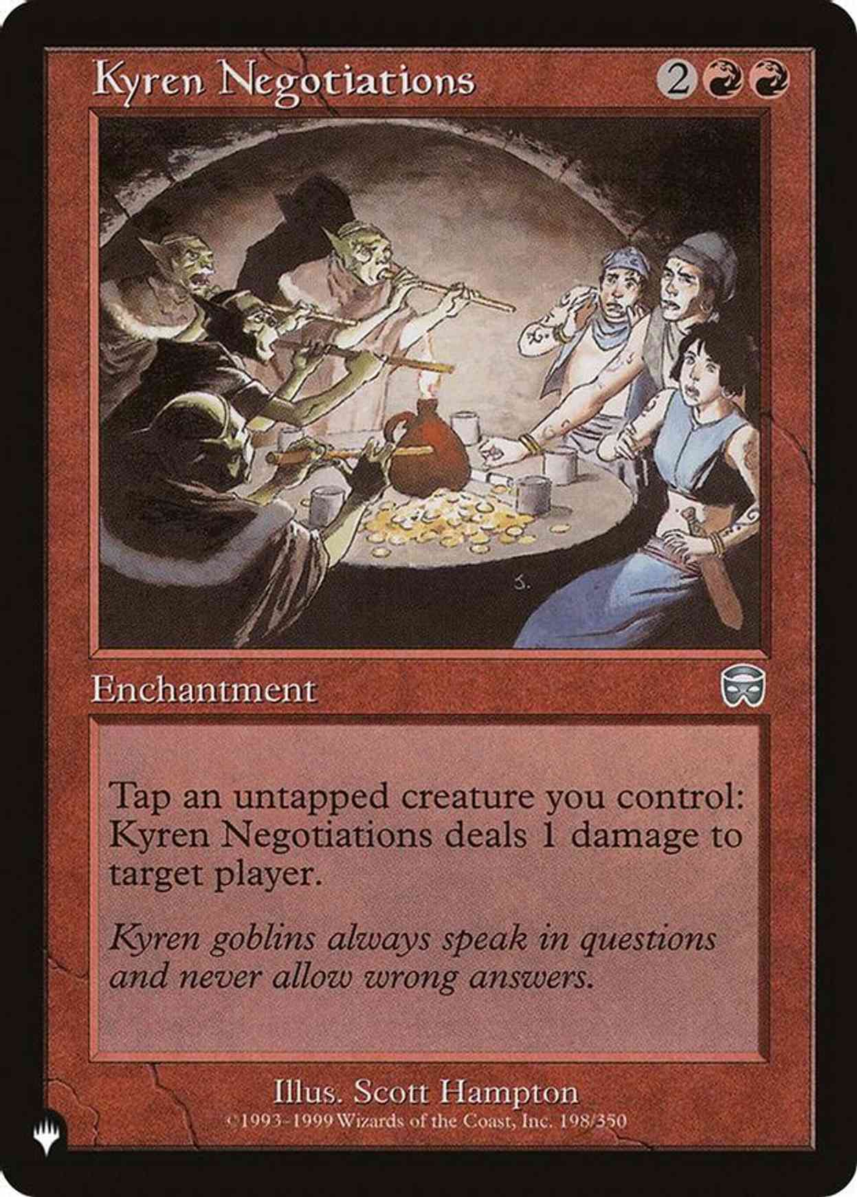 Kyren Negotiations magic card front