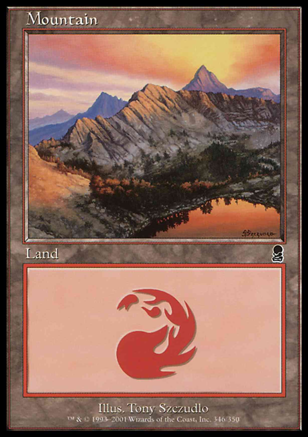 Mountain (346) magic card front