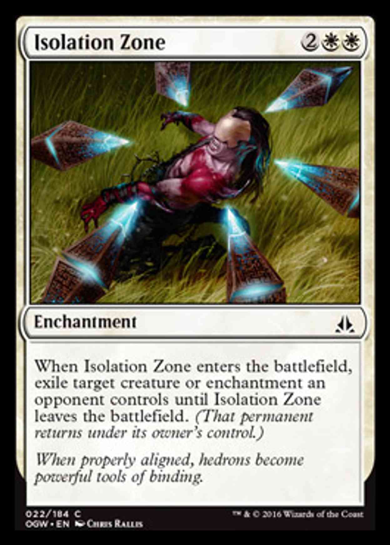 Isolation Zone magic card front