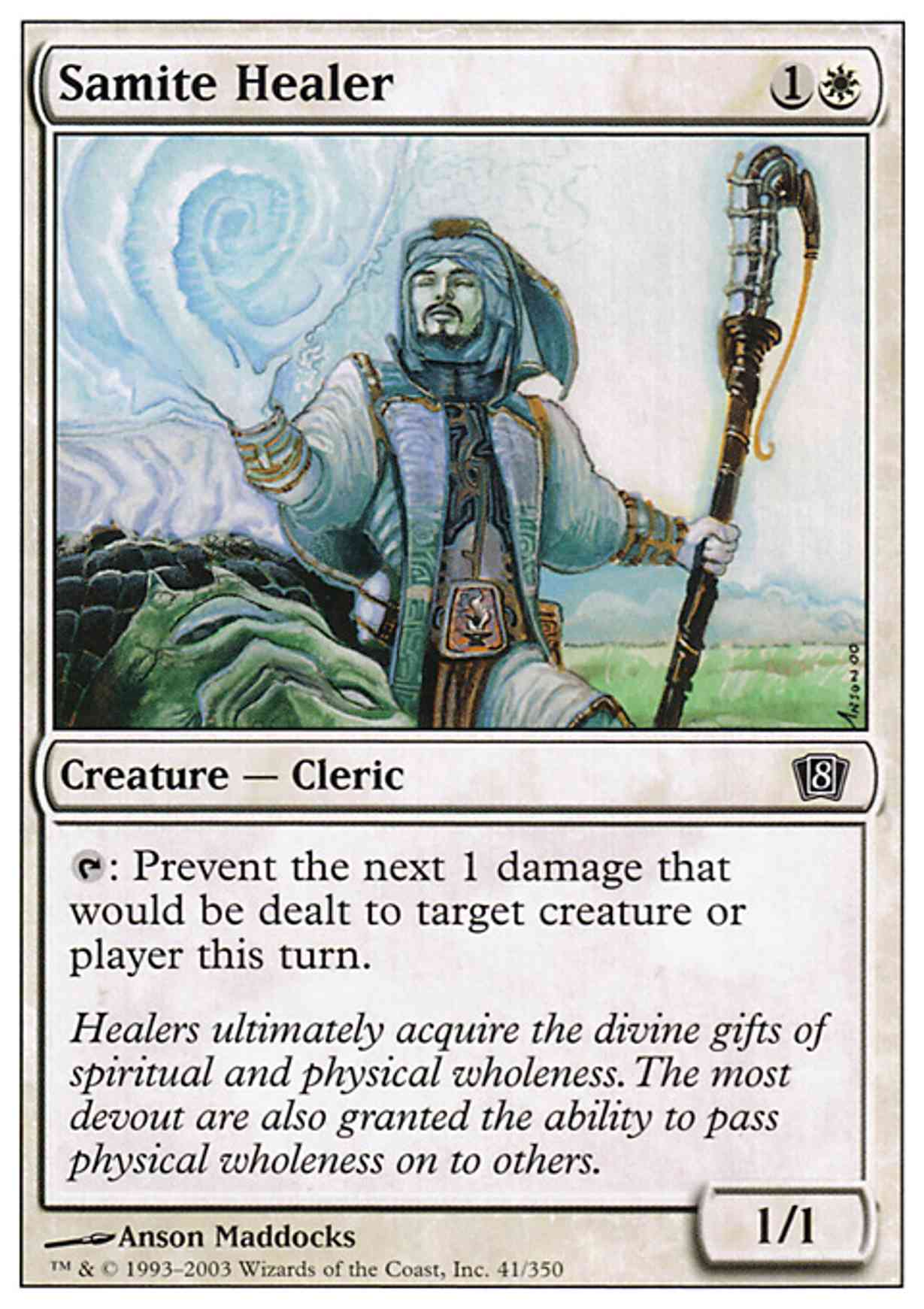 Samite Healer magic card front