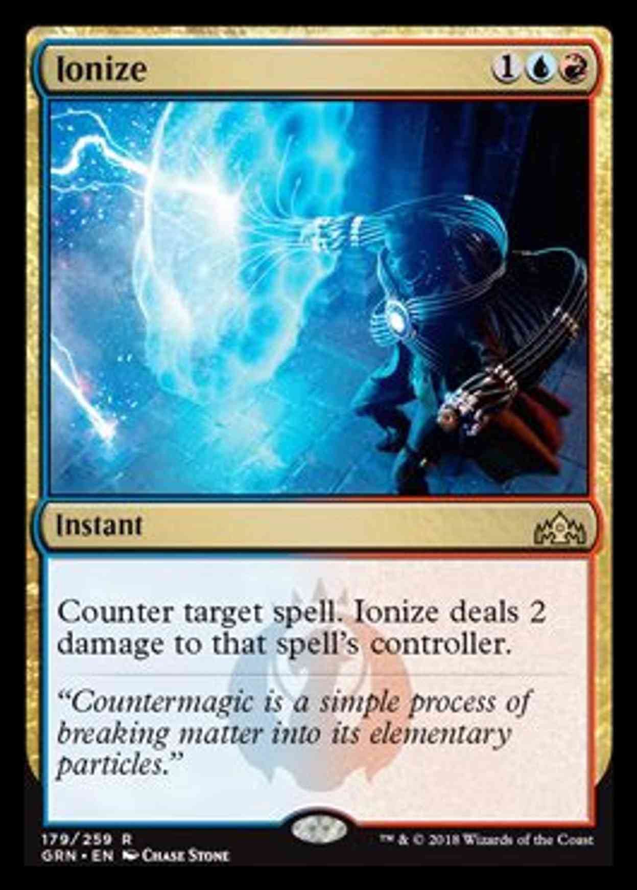 Ionize magic card front