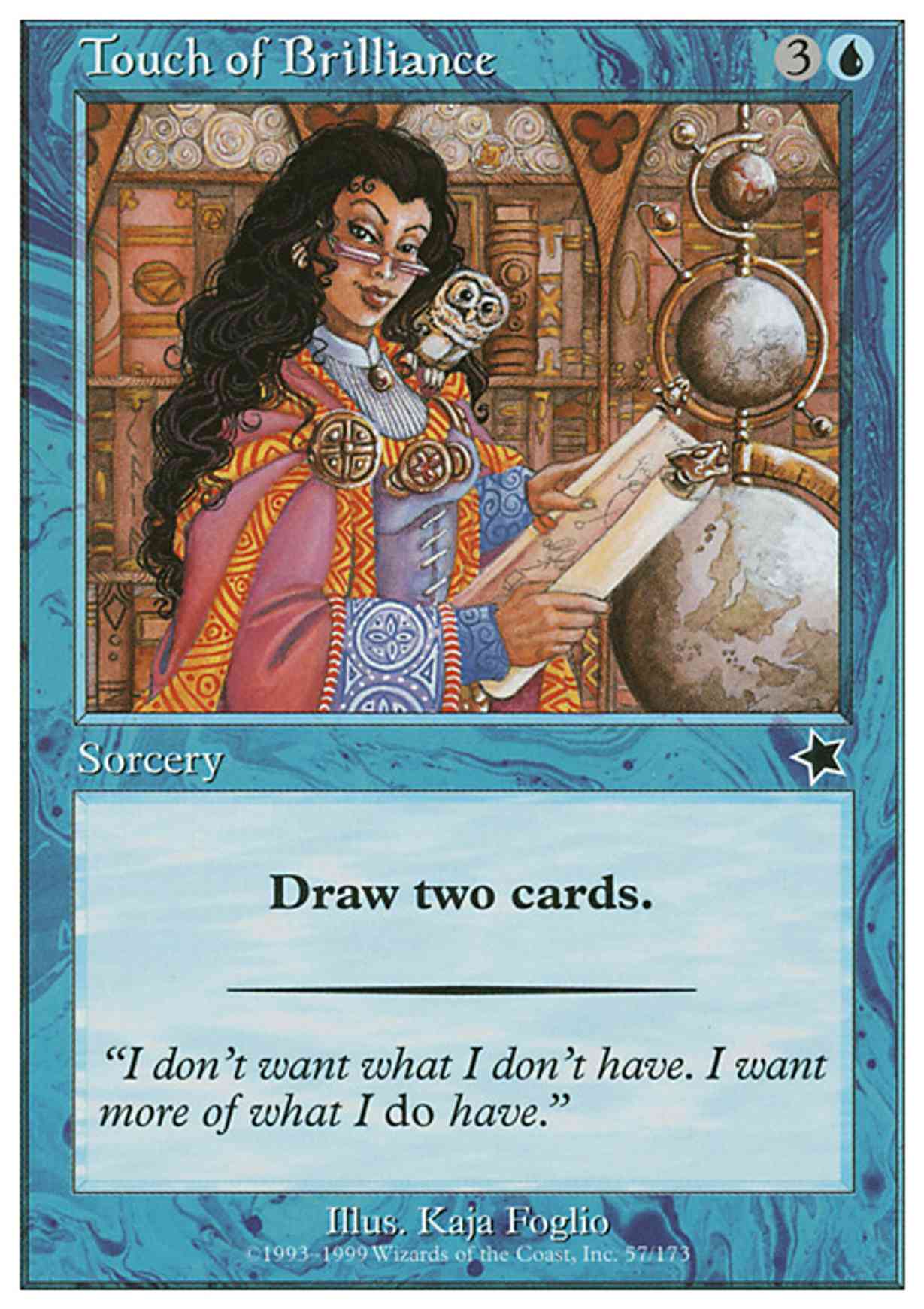 Touch of Brilliance magic card front