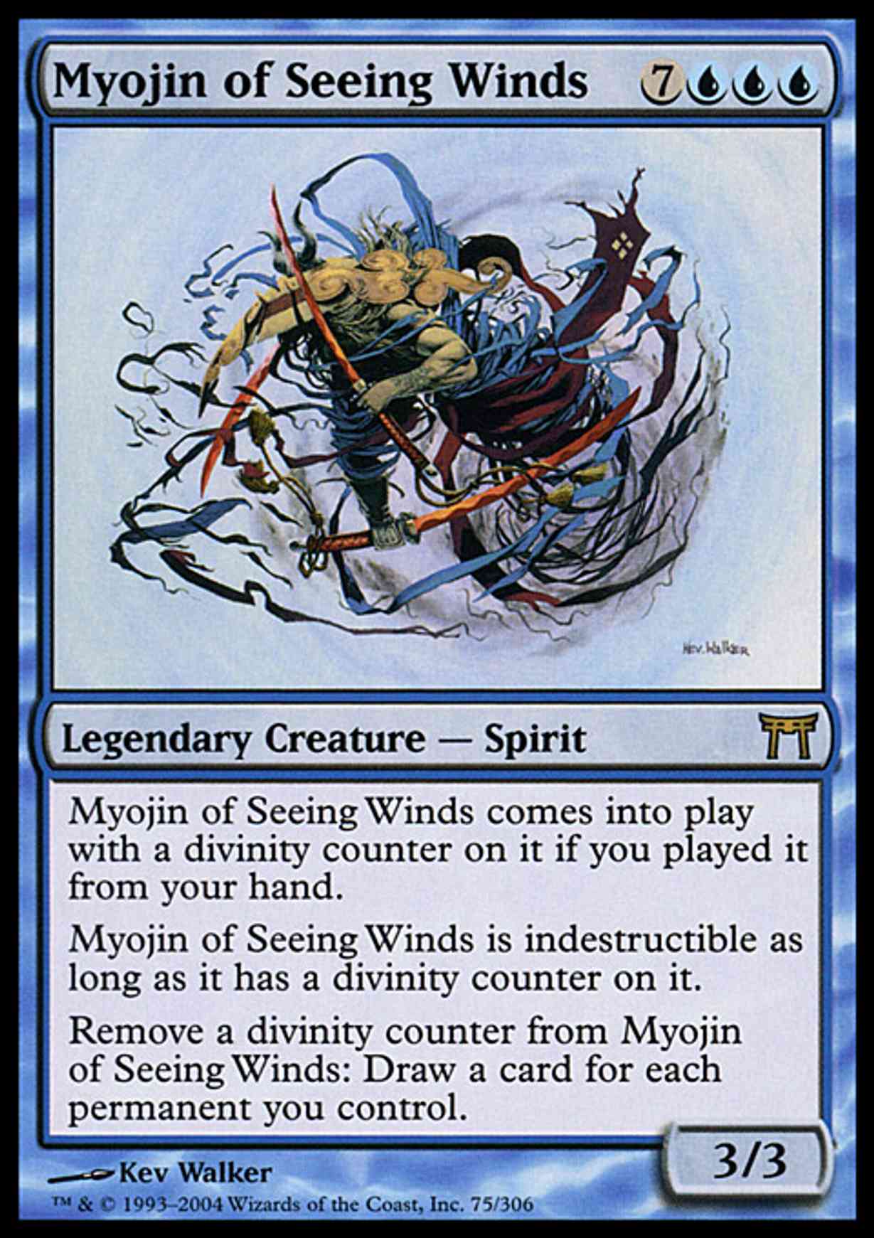 Myojin of Seeing Winds magic card front