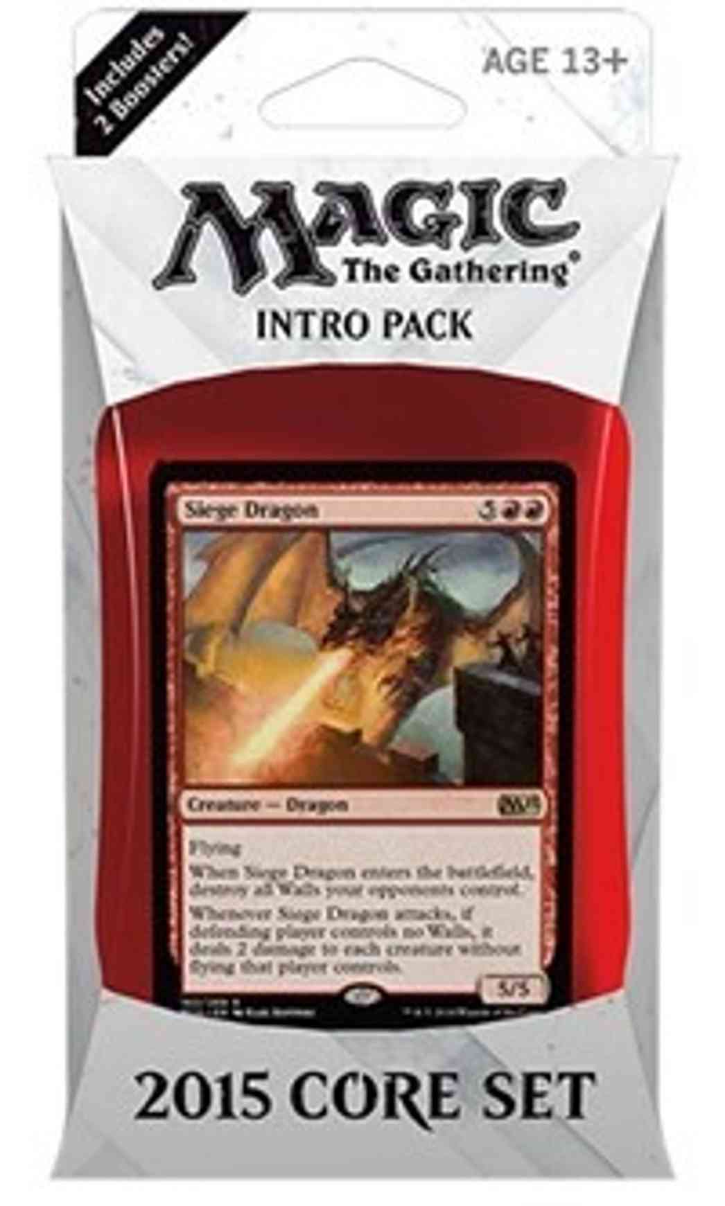 Magic 2015 (M15) Intro Pack - Red magic card front