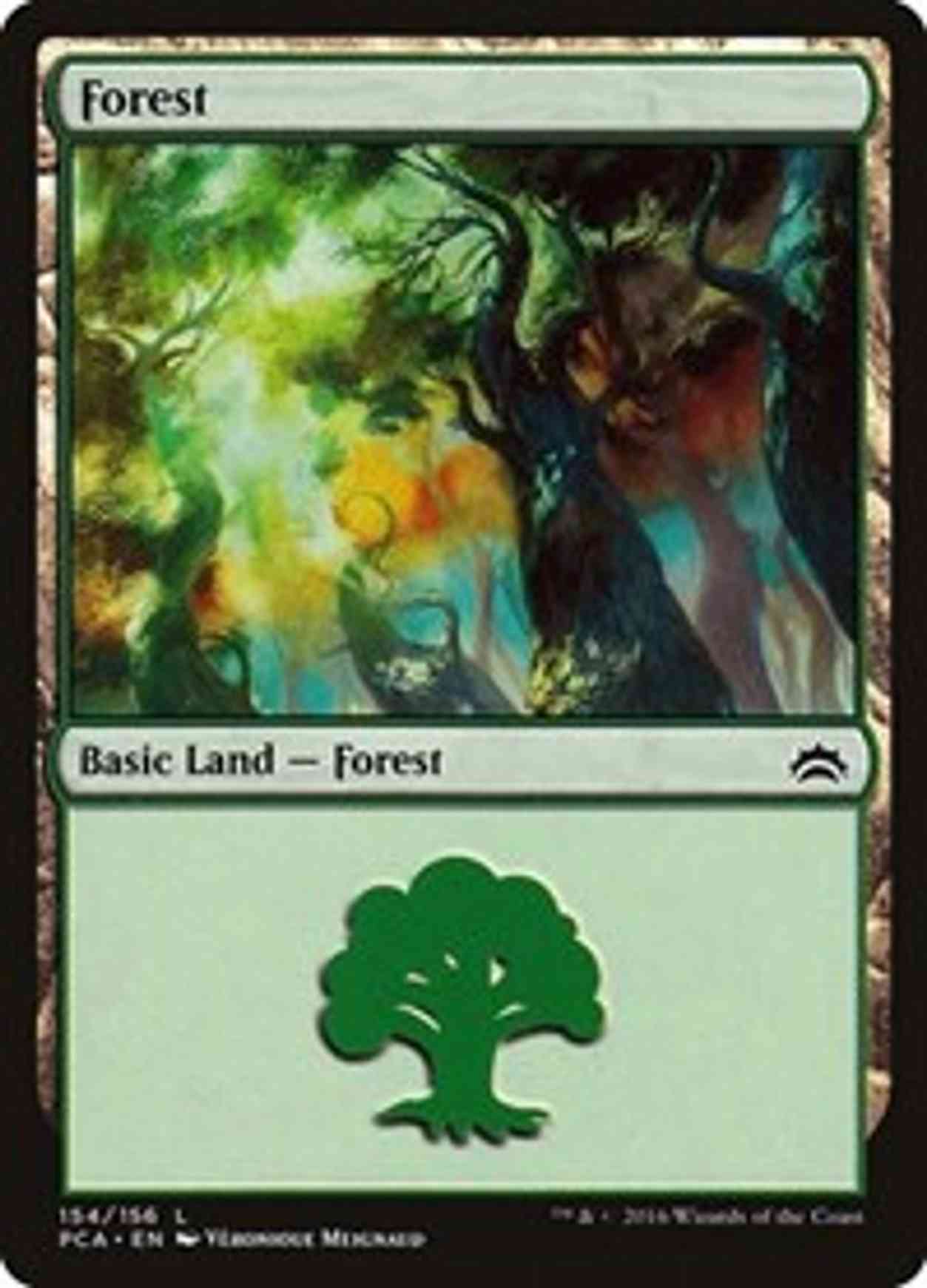 Forest (154) magic card front