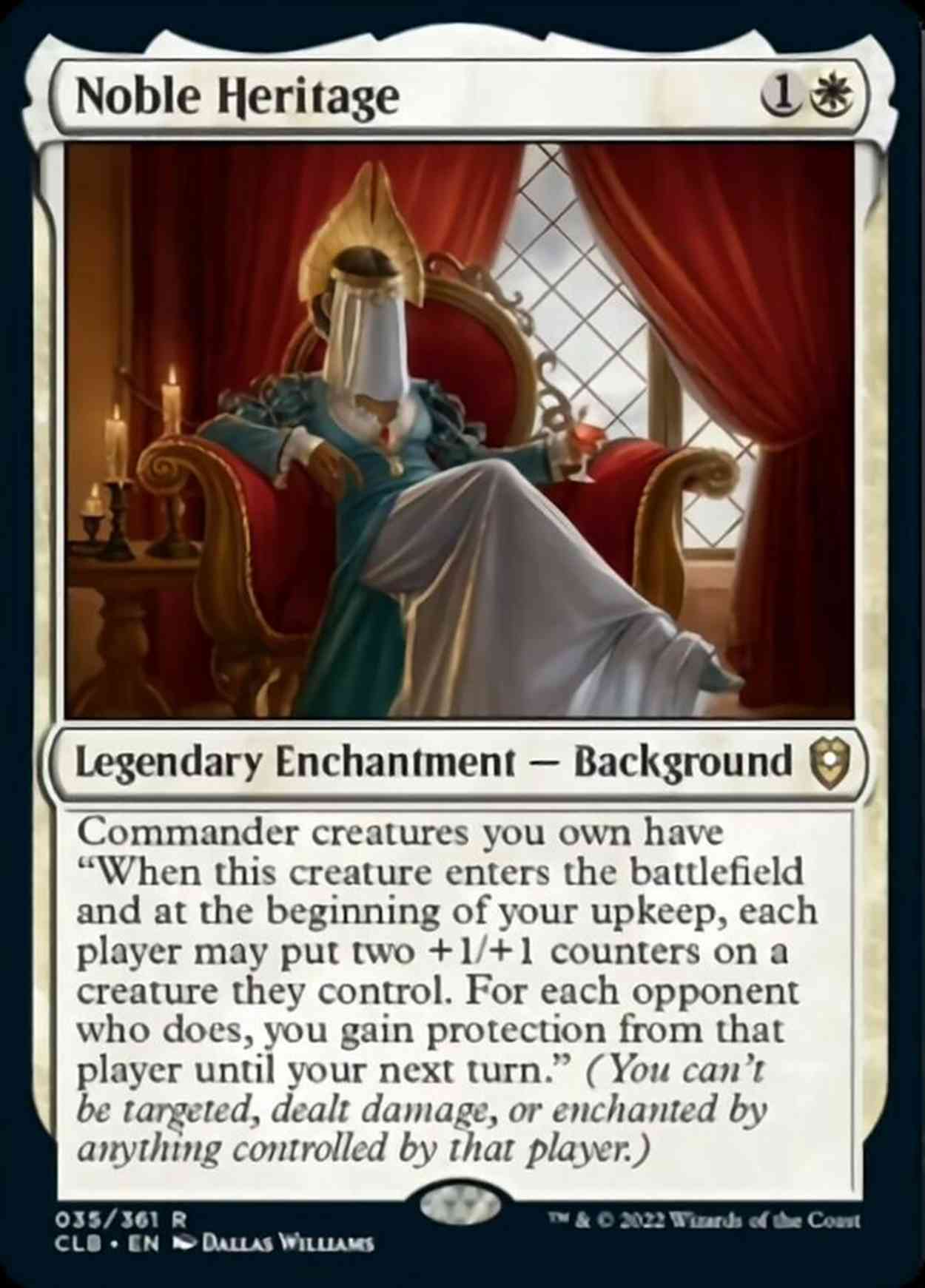 Noble Heritage magic card front