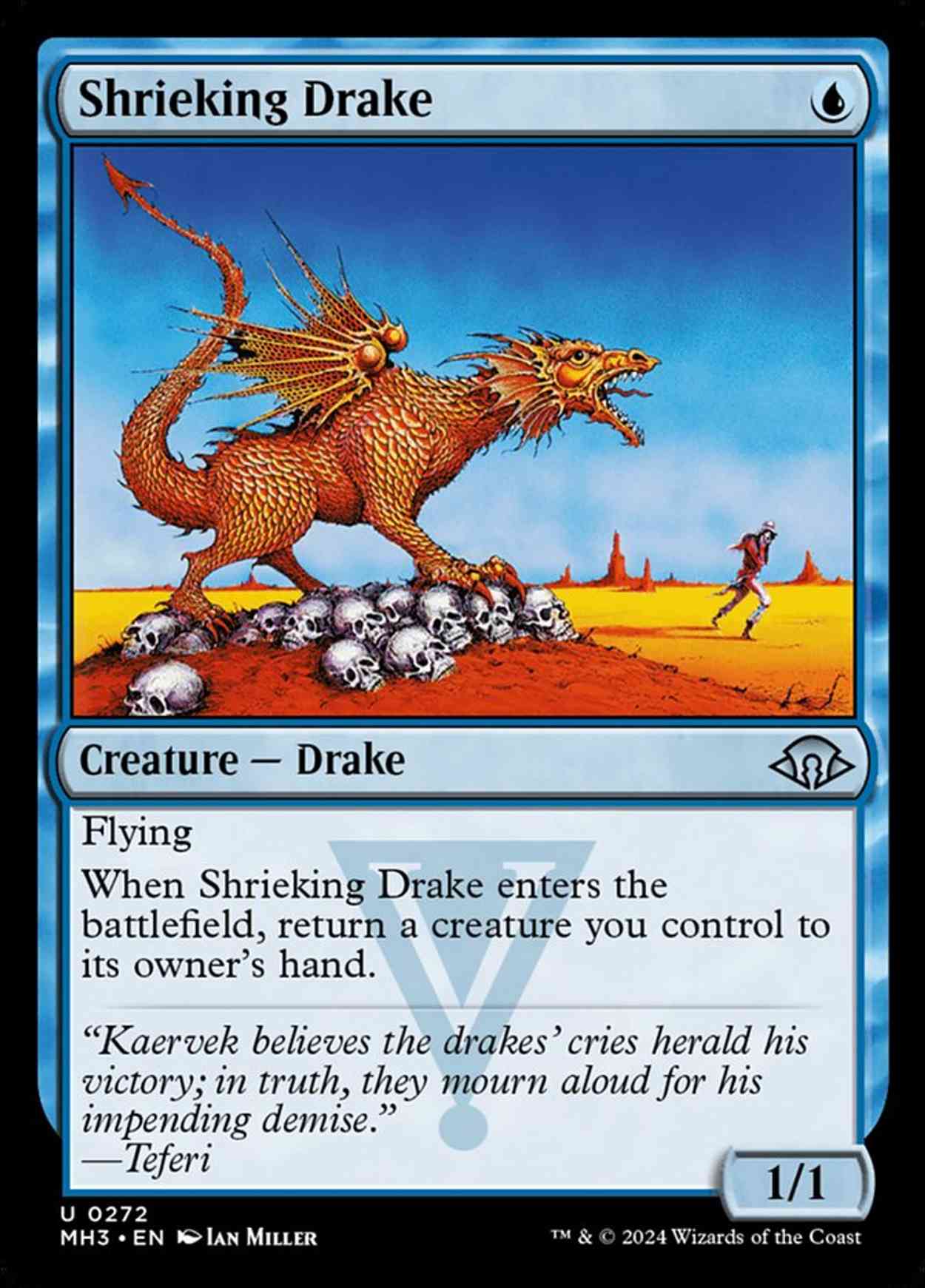 Shrieking Drake magic card front