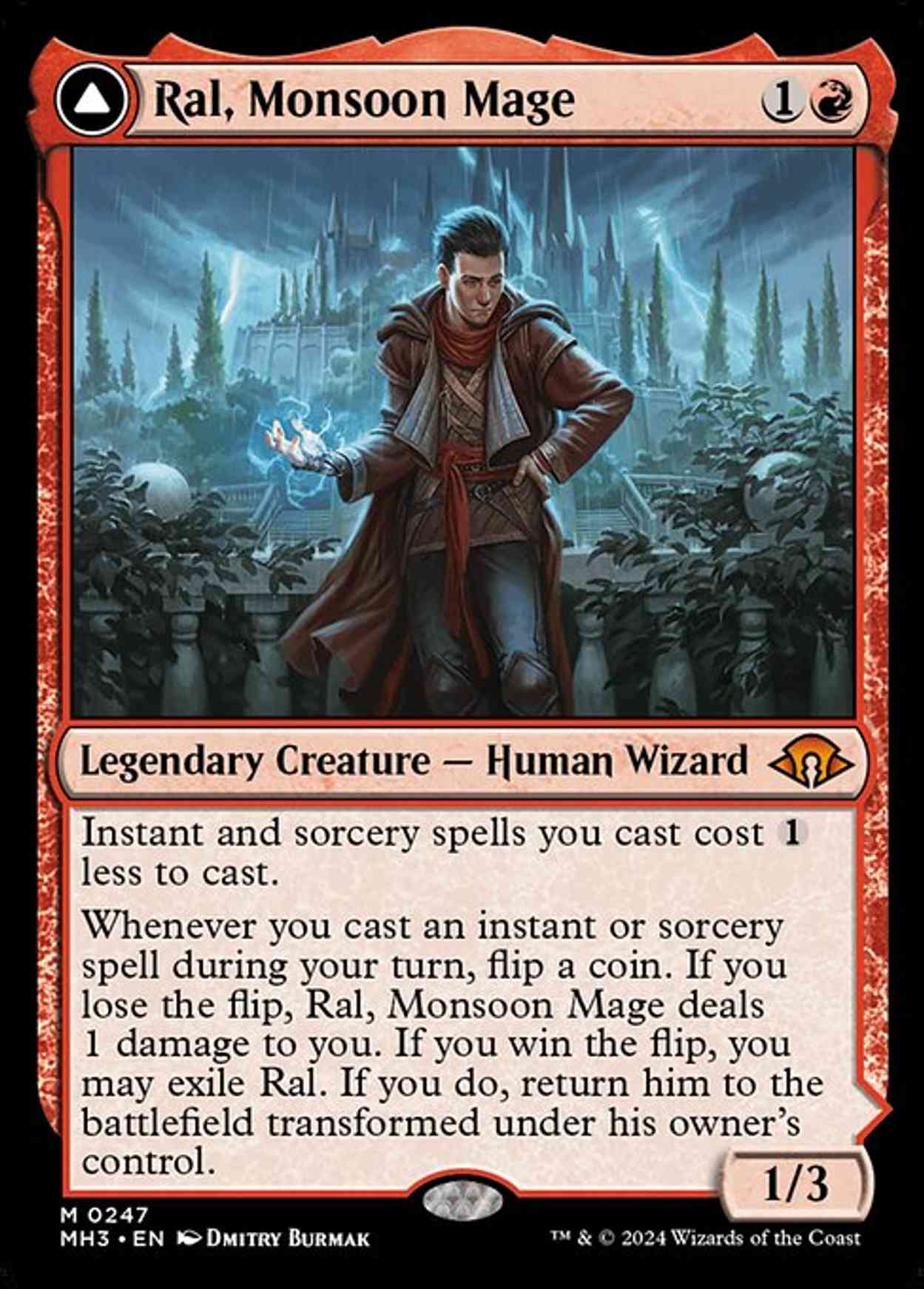 Ral, Monsoon Mage magic card front