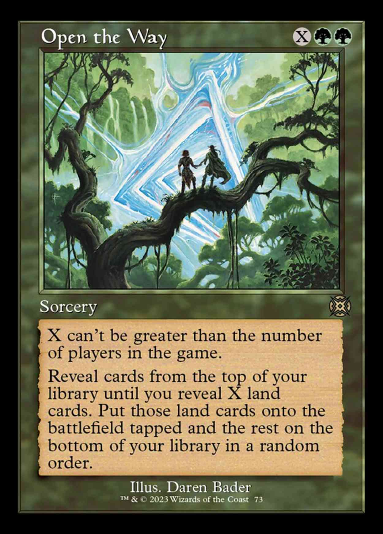 Open the Way (Retro Frame) magic card front
