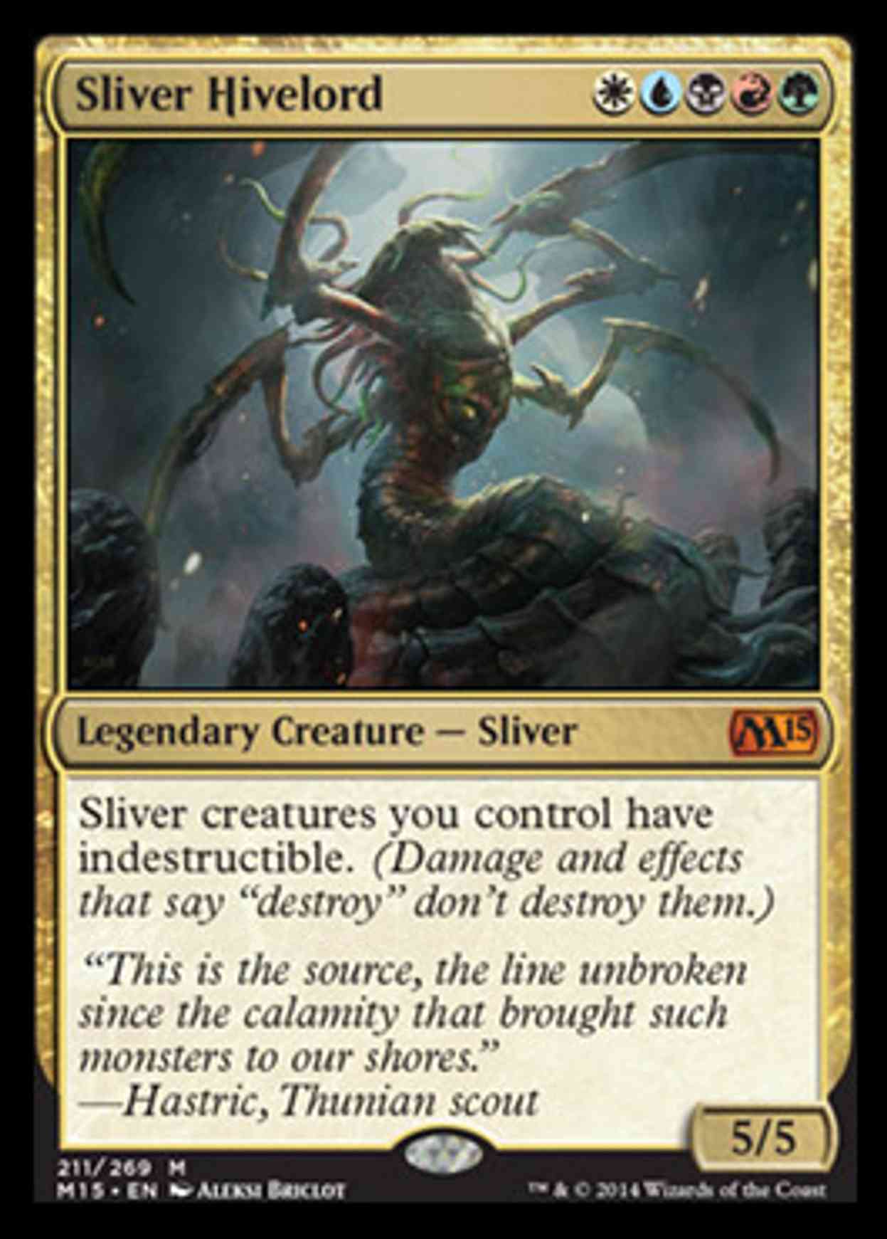 Sliver Hivelord magic card front