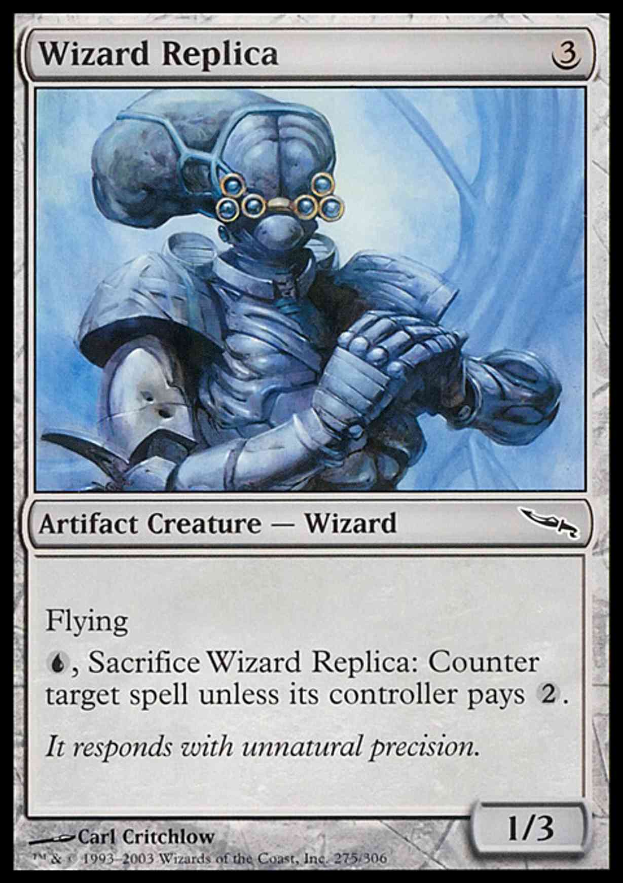 Wizard Replica magic card front