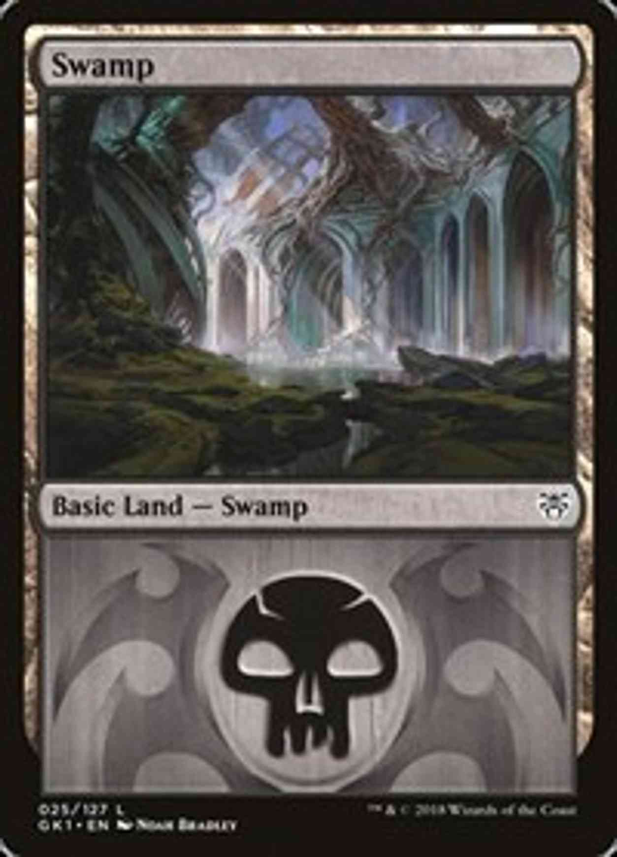 Swamp (25) magic card front