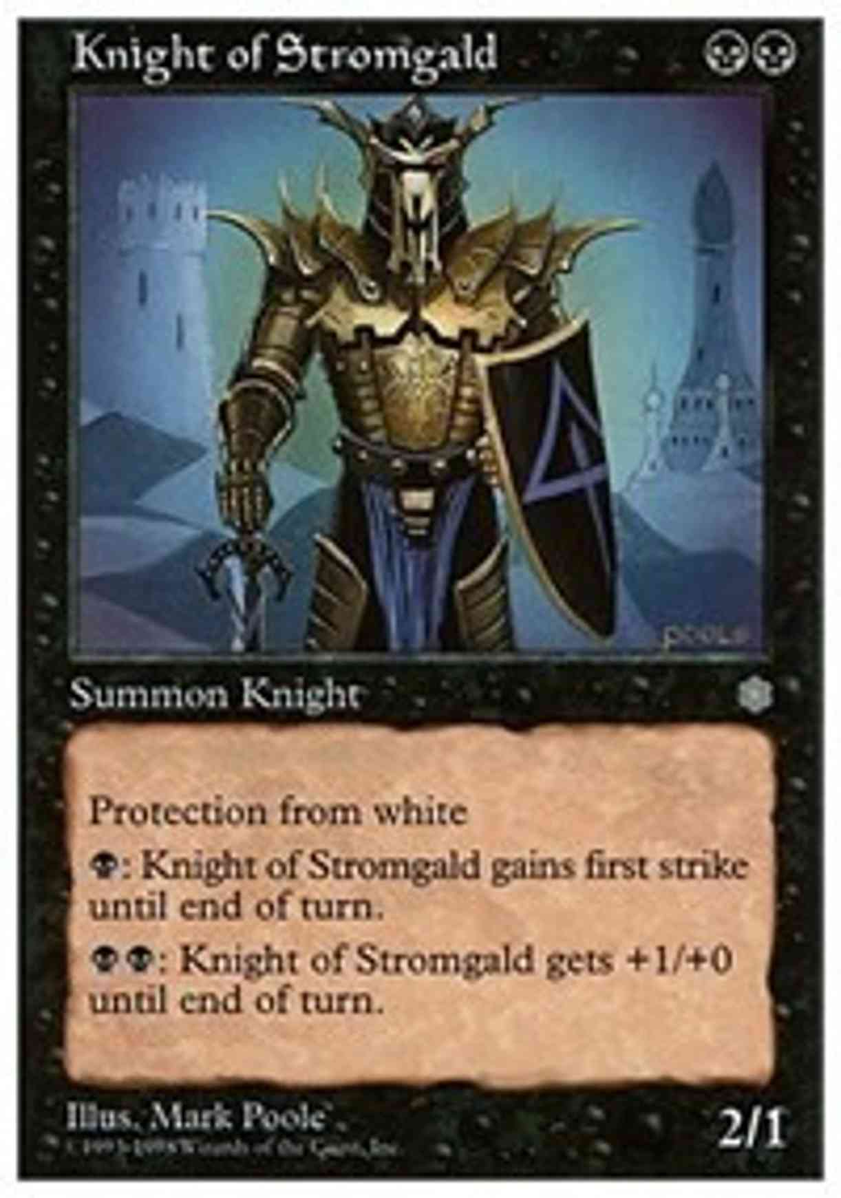 Knight of Stromgald magic card front