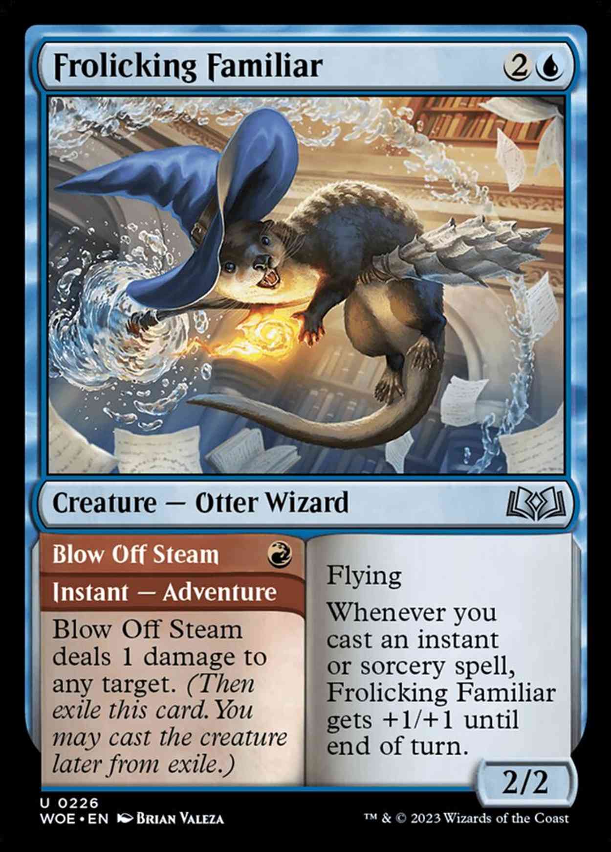 Frolicking Familiar magic card front