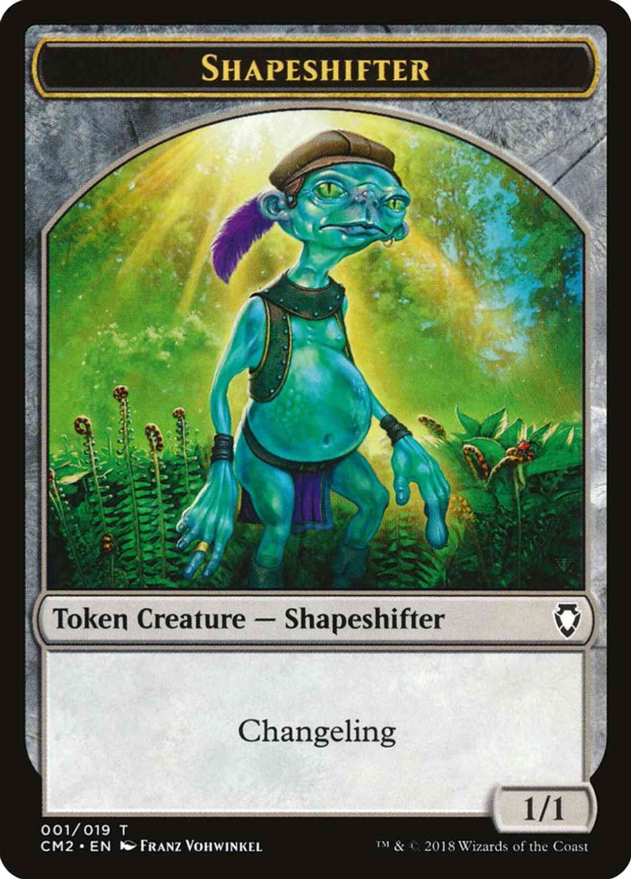Shapeshifter Token magic card front