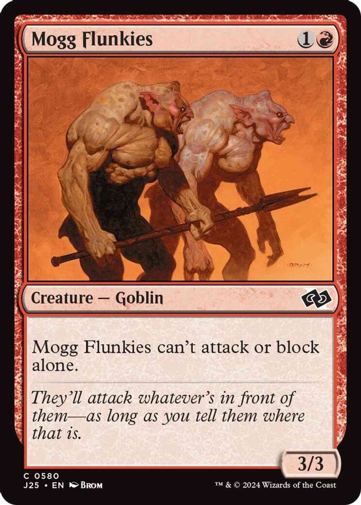 Mogg Flunkies magic card front