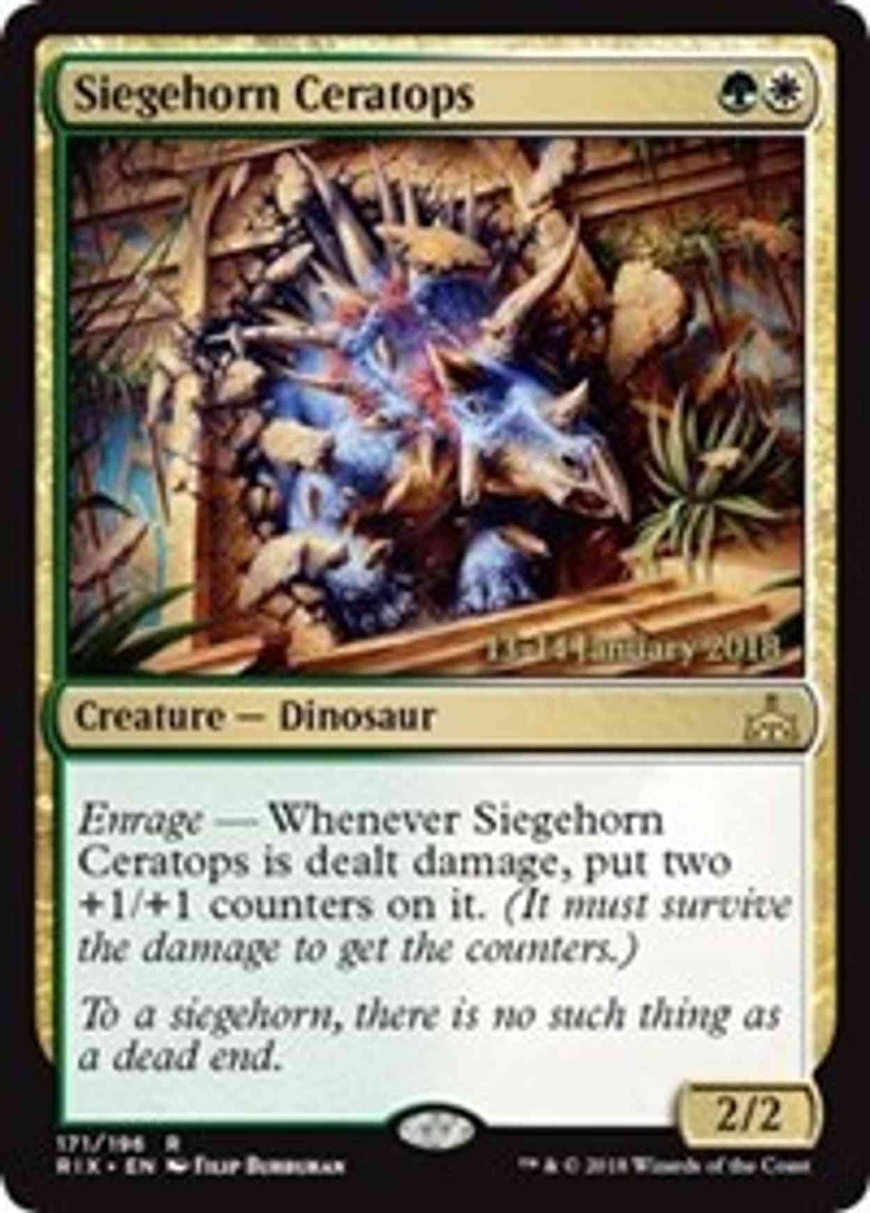 Siegehorn Ceratops magic card front