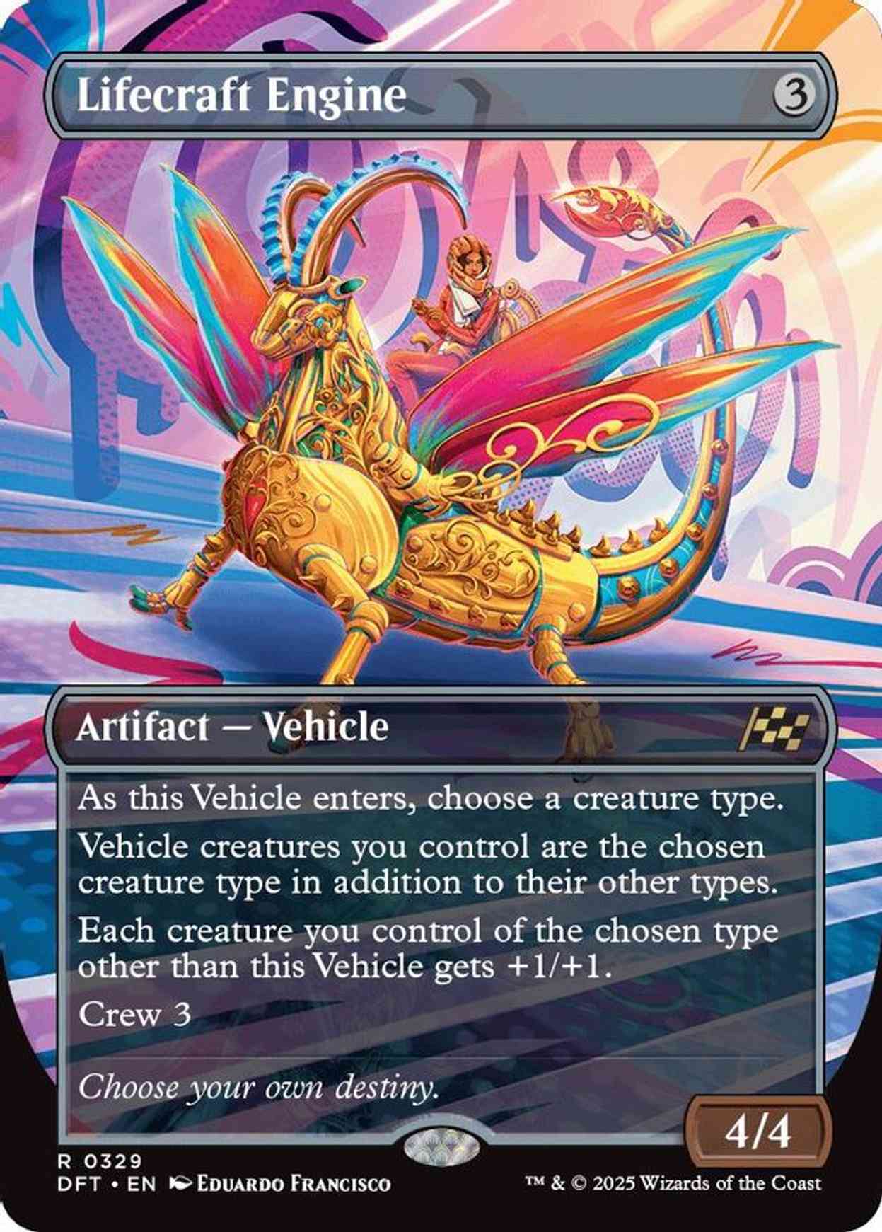 Lifecraft Engine (Borderless) magic card front