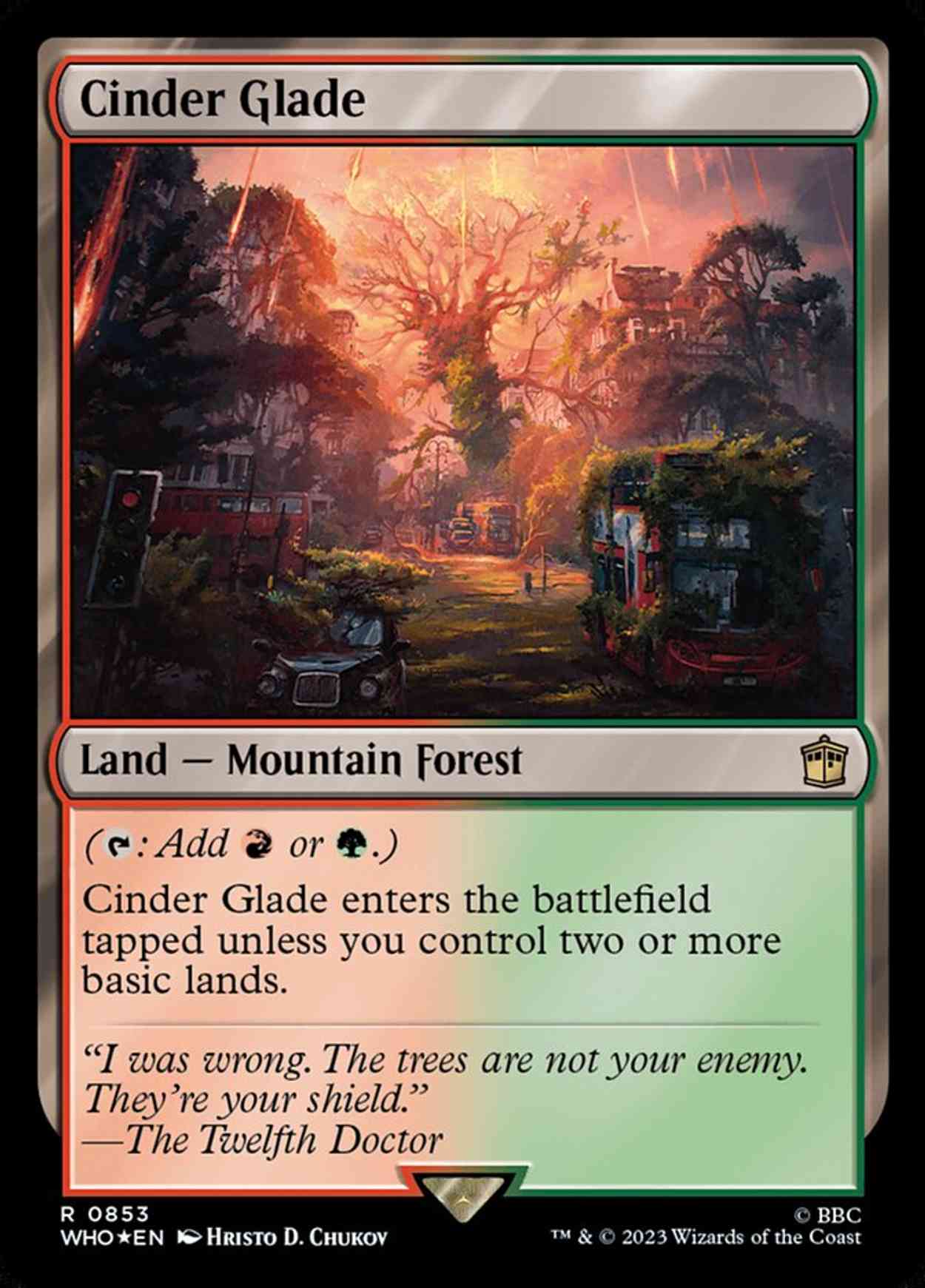 Cinder Glade (Surge Foil) magic card front