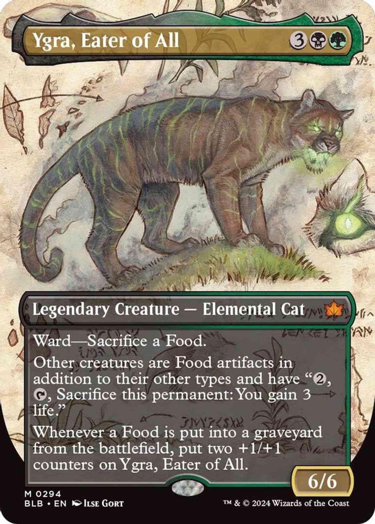 Ygra, Eater of All (Borderless) magic card front