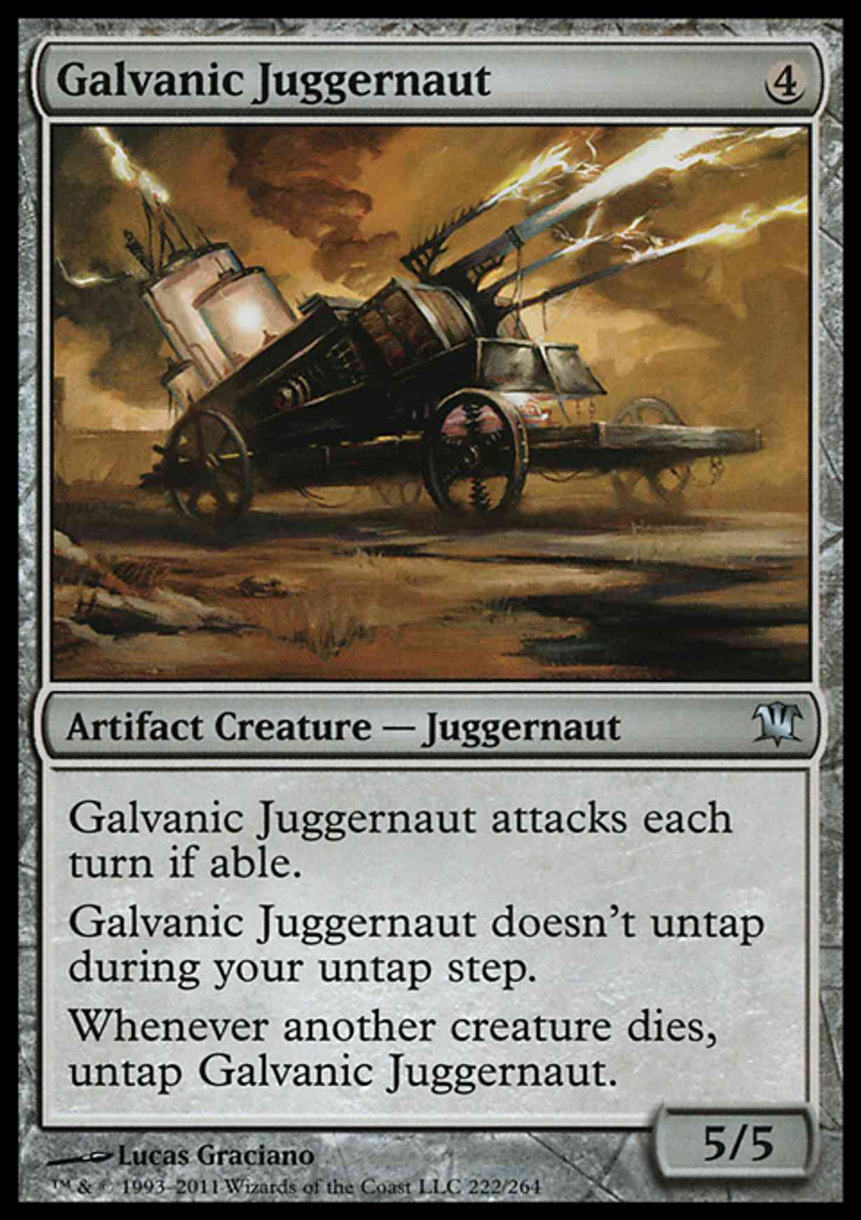 Galvanic Juggernaut magic card front