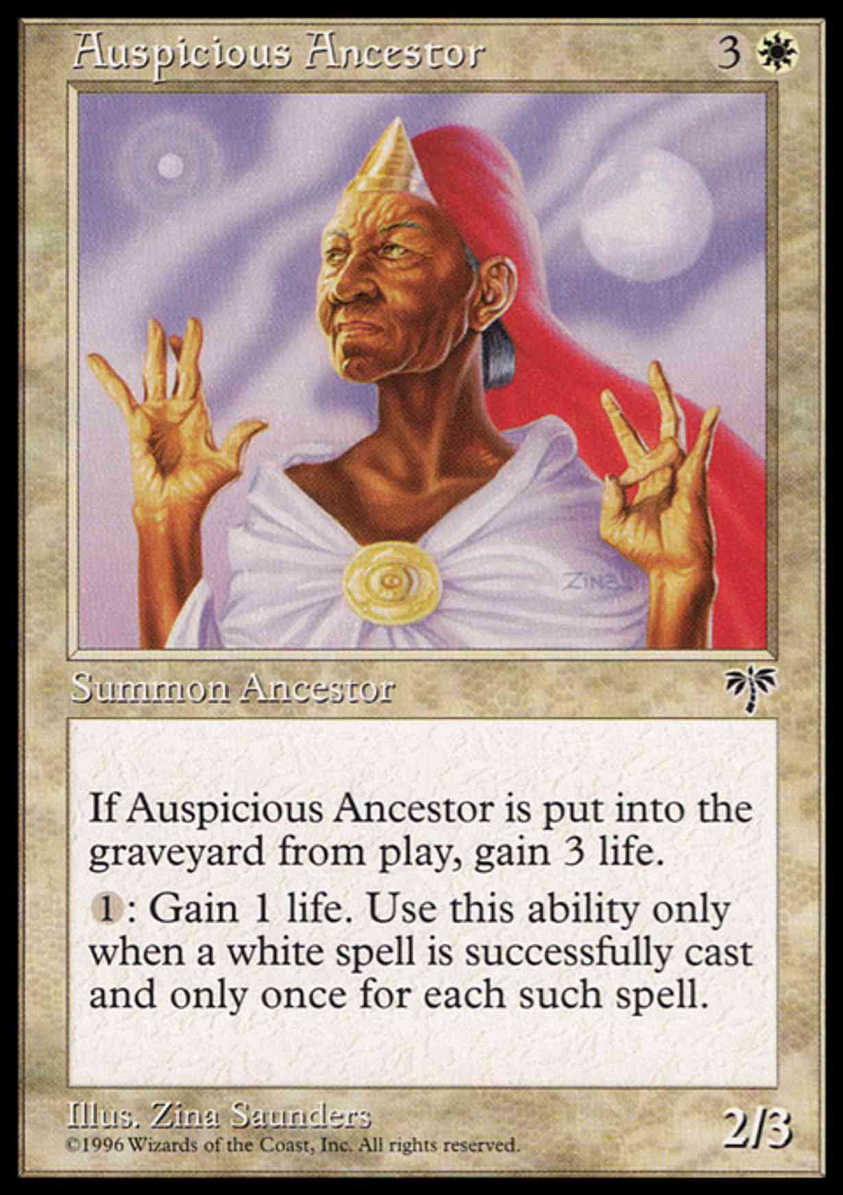 Auspicious Ancestor magic card front