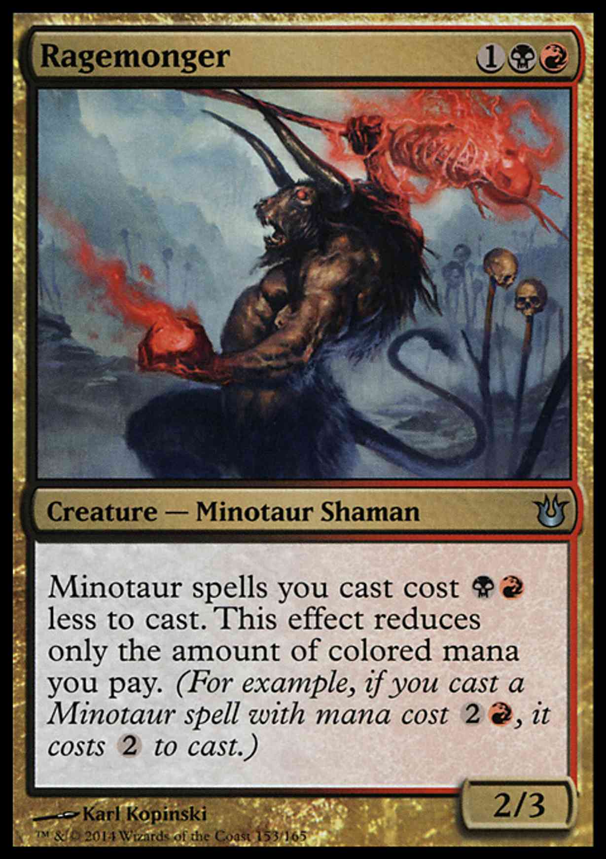 Ragemonger magic card front